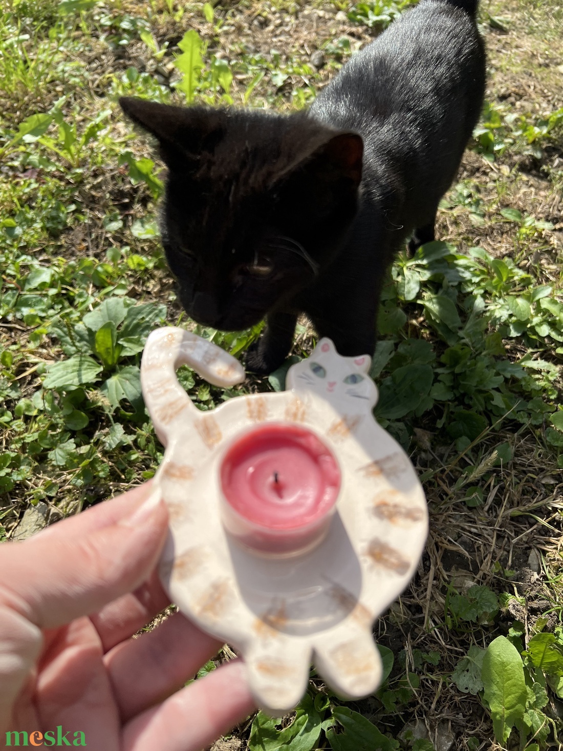 Macskás kerámia mécsestartó. Aranyos, kézzel készített ajándék.  Tealight gyertyához - esküvő - dekoráció - gyertya & gyertyatartó - Meska.hu Macskás kerámia mécsestartó. Aranyos, kézzel készített ajándék.  Tealight gyertyához - esküvő - dekoráció - gyertya & gyertyatartó - Meska.hu