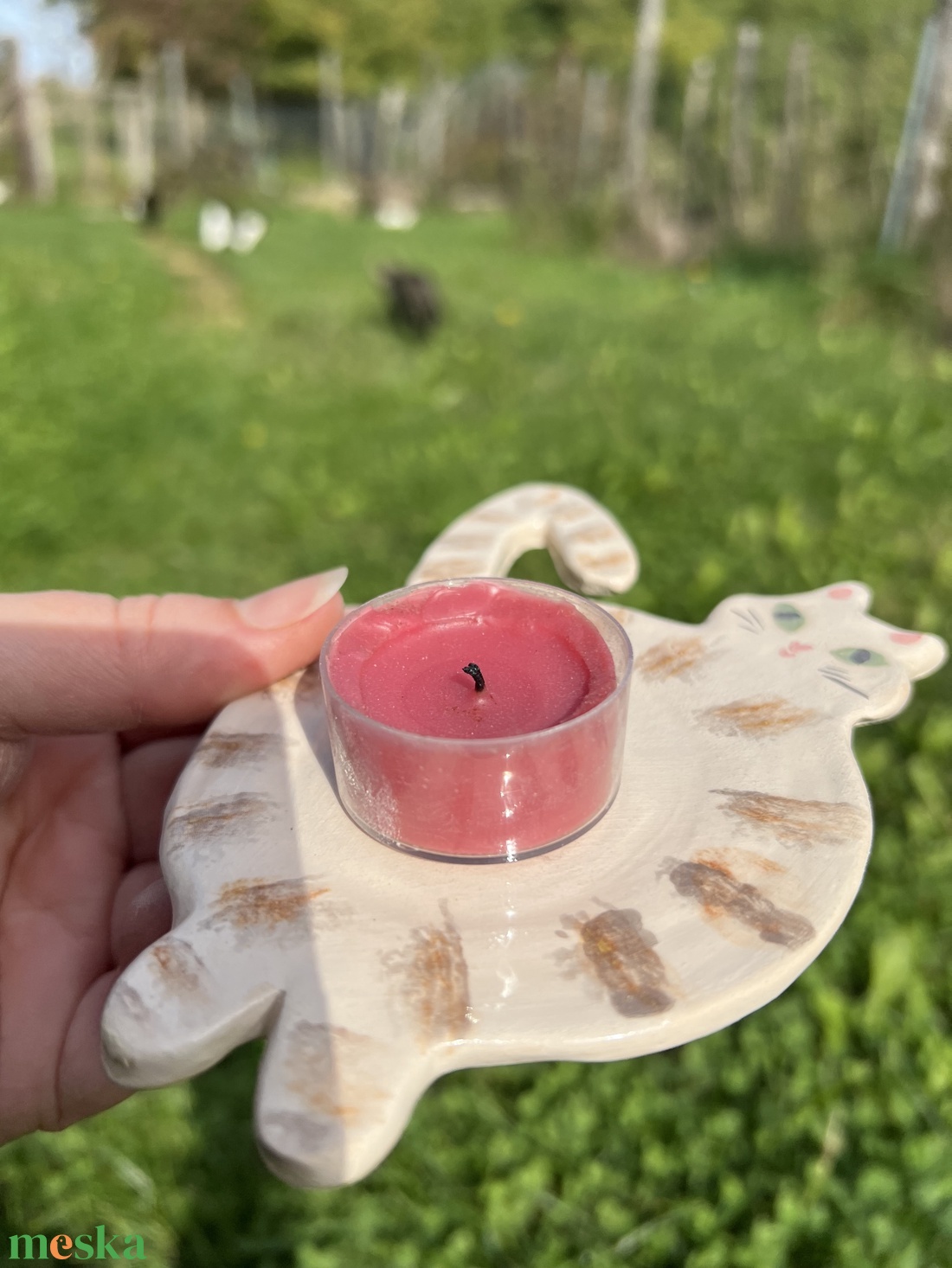 Macskás kerámia mécsestartó. Aranyos, kézzel készített ajándék.  Tealight gyertyához - esküvő - dekoráció - gyertya & gyertyatartó - Meska.hu Macskás kerámia mécsestartó. Aranyos, kézzel készített ajándék.  Tealight gyertyához - esküvő - dekoráció - gyertya & gyertyatartó - Meska.hu