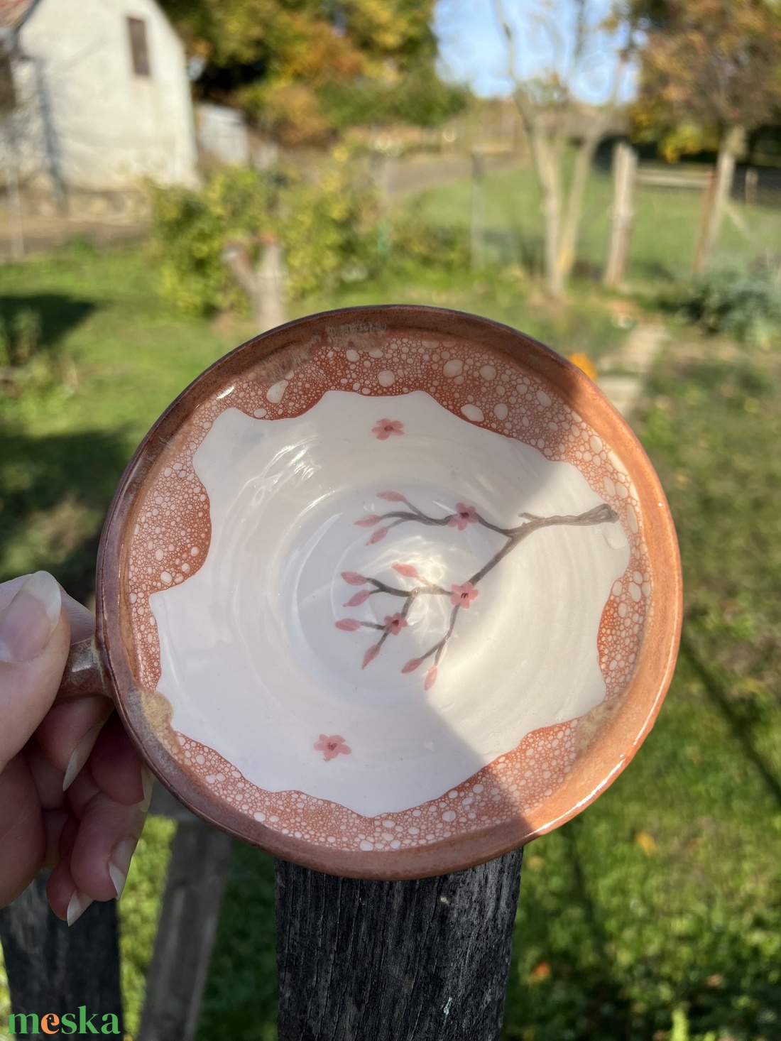 Kézzel készített kerámia bögre  Tavaszi ág 250 ml - otthon & életmód - konyhafelszerelés, tálalás - tálalás - bögre & csésze - Meska.hu Kézzel készített kerámia bögre  Tavaszi ág 250 ml - otthon & életmód - konyhafelszerelés, tálalás - tálalás - bögre & csésze - Meska.hu