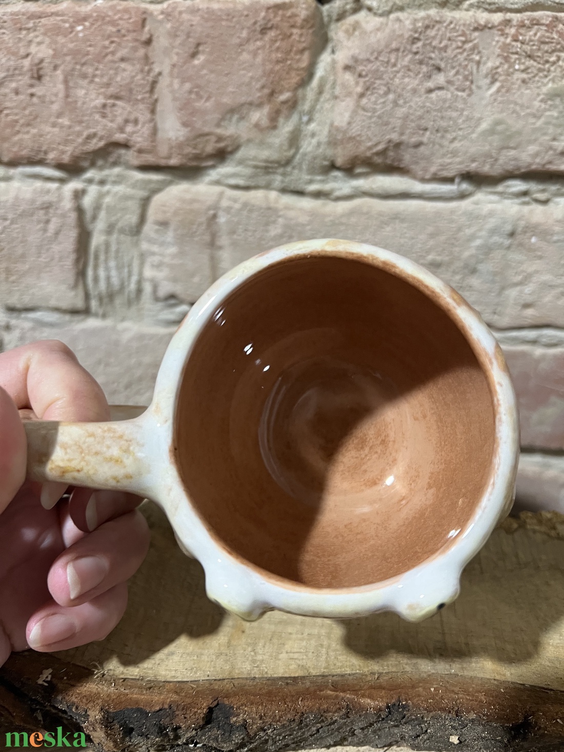 Vidám béka bögre  tökéletes ajándék, kb  350 ml - otthon & életmód - konyhafelszerelés, tálalás - tálalás - bögre & csésze - Meska.hu