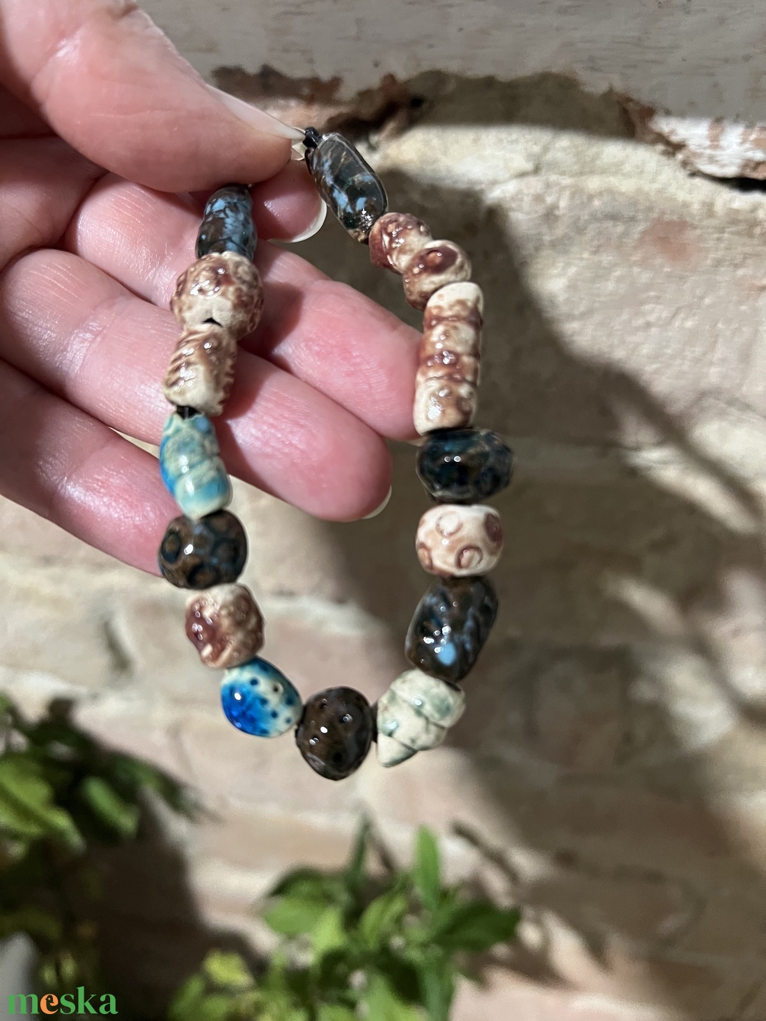 Karkötő  a föld erejével 20 cm - ékszer - karkötő - bogyós karkötő - Meska.hu