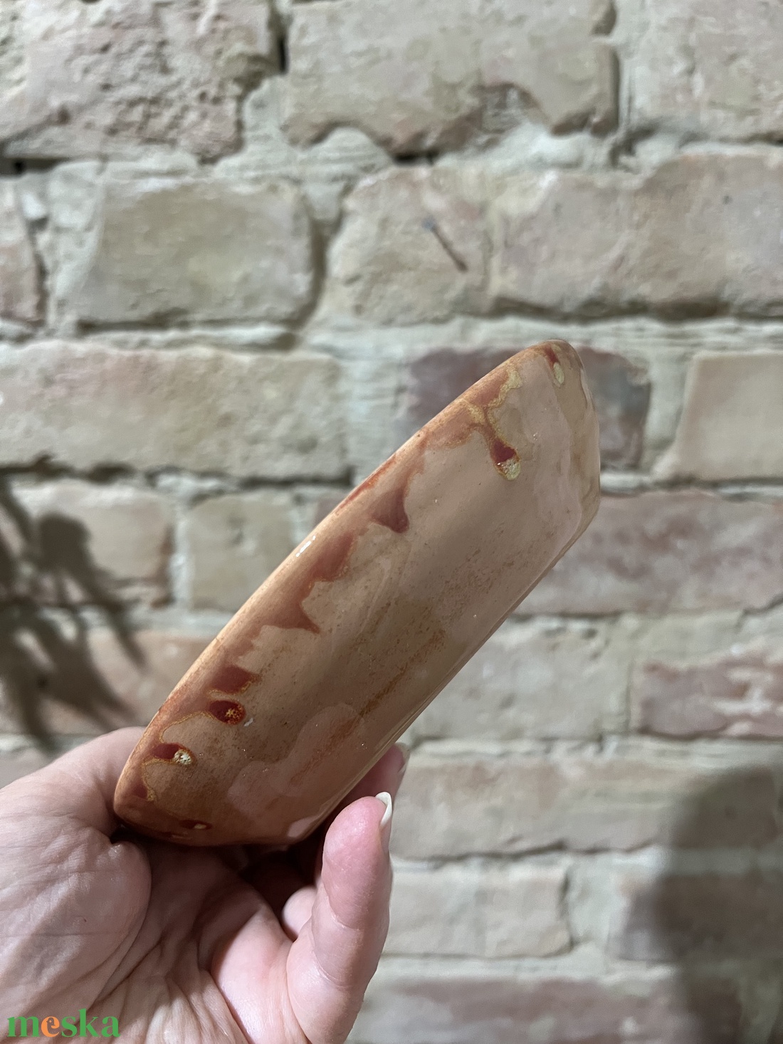 Japán stílusú kézzel festett kerámia tál  Csend és szél  15 cm - otthon & életmód - konyhafelszerelés, tálalás - tálalás - tányér & étkészlet - Meska.hu