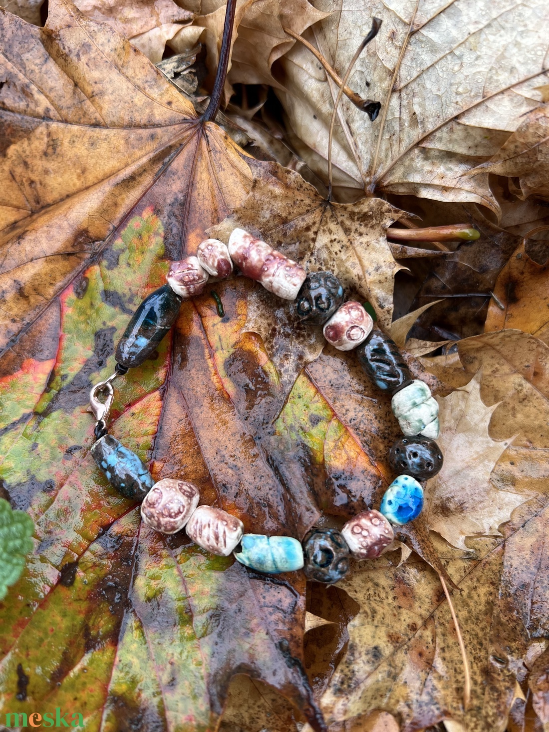 Karkötő � a föld erejével 20 cm - ékszer - karkötő - bogyós karkötő - Meska.hu