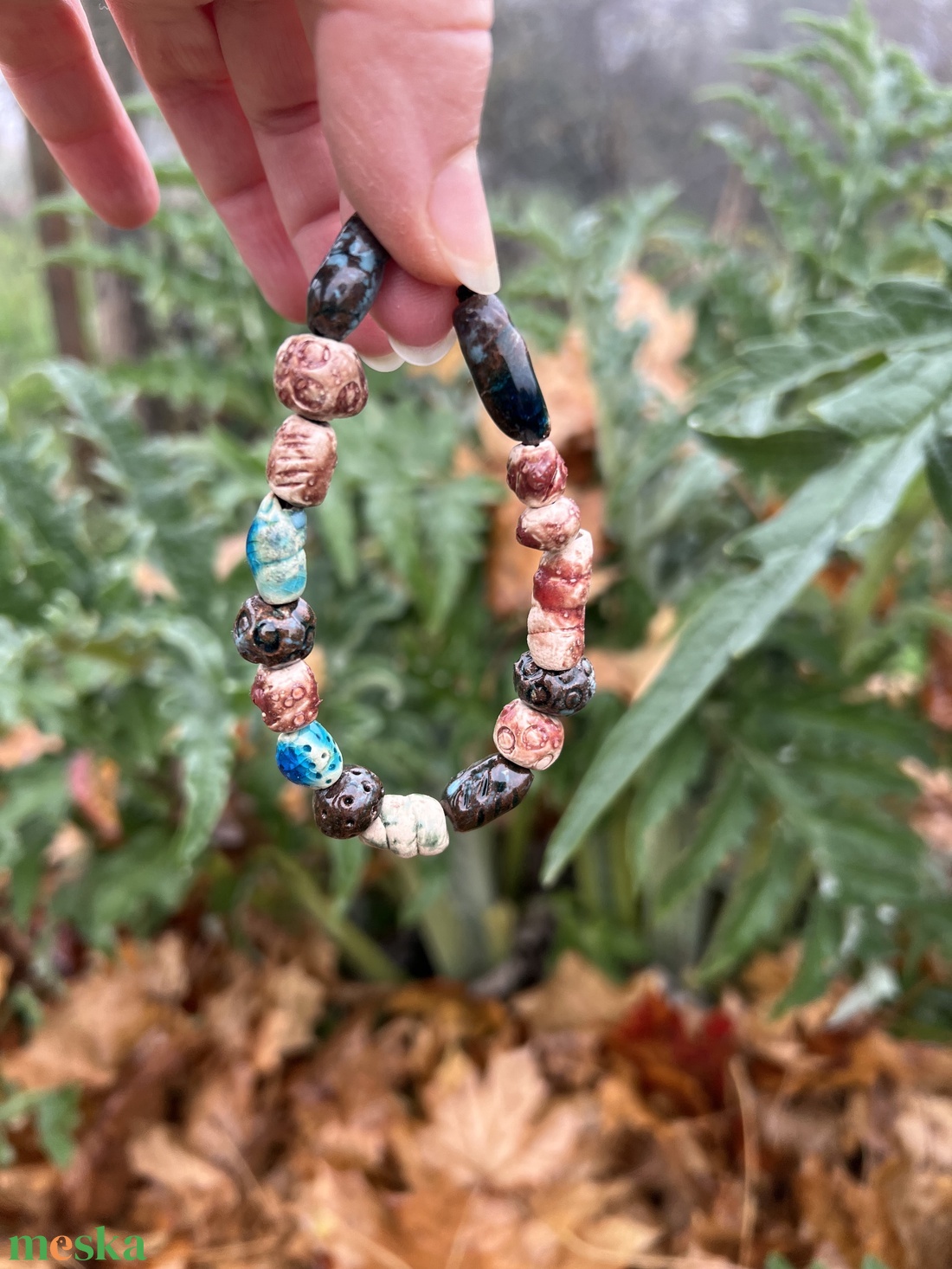 Karkötő � a föld erejével 20 cm - ékszer - karkötő - bogyós karkötő - Meska.hu