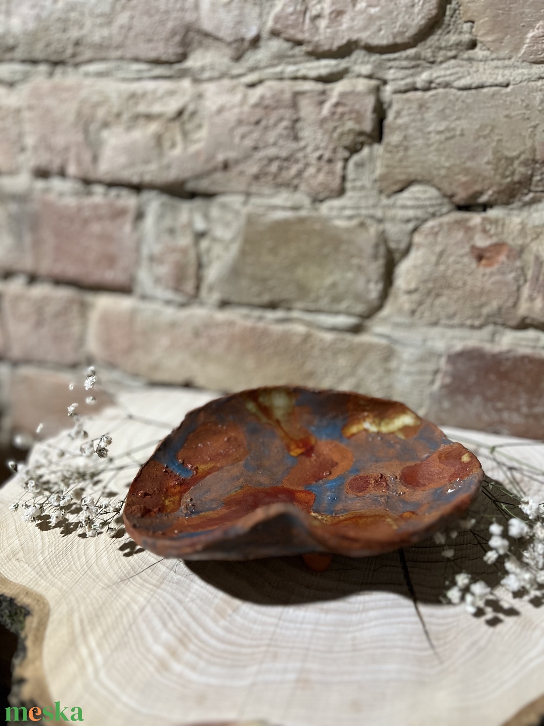 Egyedi kezmuves keramia tanyer � wabi sabi dekoracio  - otthon & életmód - konyhafelszerelés, tálalás - tálalás - tányér & étkészlet - Meska.hu