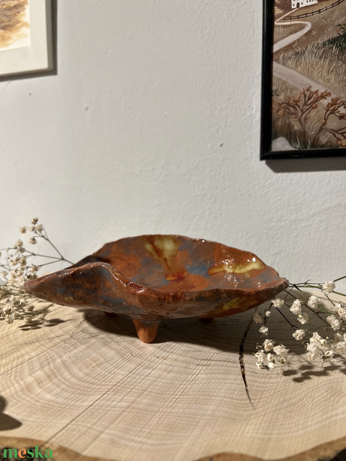 Egyedi kezmuves keramia tanyer � wabi sabi dekoracio  - otthon & életmód - konyhafelszerelés, tálalás - tálalás - tányér & étkészlet - Meska.hu