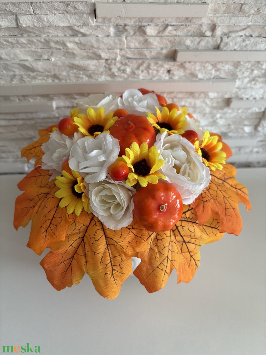 Őszi virágkompozíció - otthon & életmód - dekoráció - virágdísz és tartó - csokor & virágdísz - Meska.hu Őszi virágkompozíció - otthon & életmód - dekoráció - virágdísz és tartó - csokor & virágdísz - Meska.hu