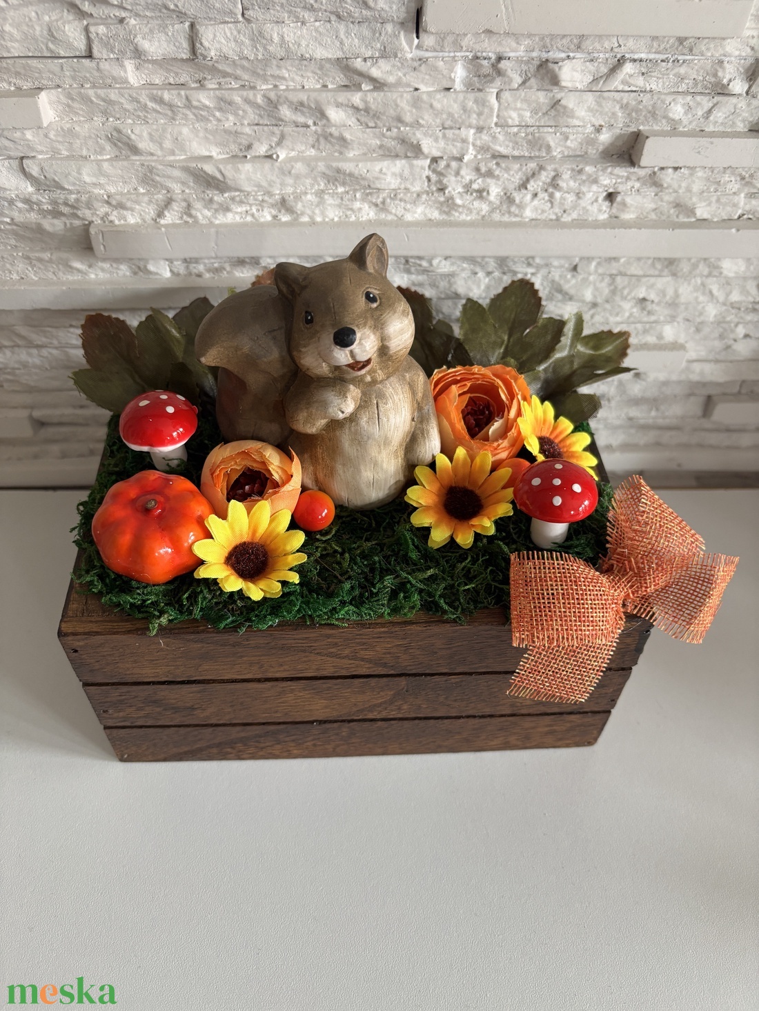 Mókusos asztaldísz - otthon & életmód - dekoráció - asztal és polc dekoráció - asztaldísz - Meska.hu Mókusos asztaldísz - otthon & életmód - dekoráció - asztal és polc dekoráció - asztaldísz - Meska.hu