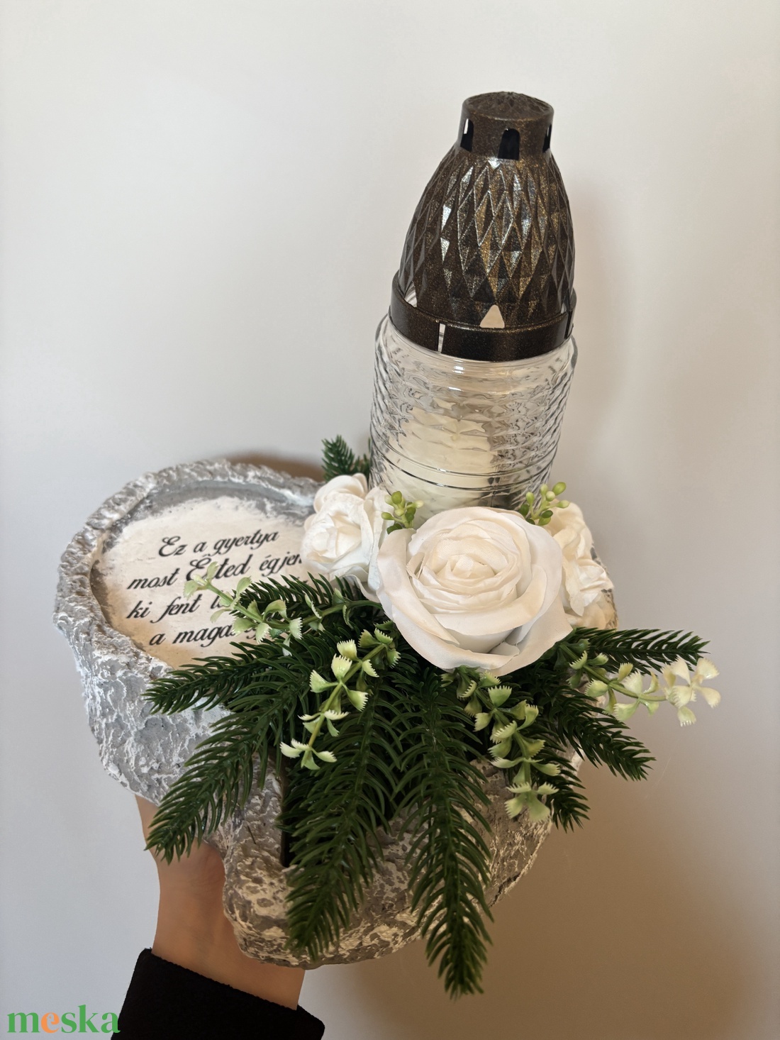 Sírdísz - otthon & életmód - vallás - temetkezési tárgy - sírdísz, kegyeleti dísz - Meska.hu