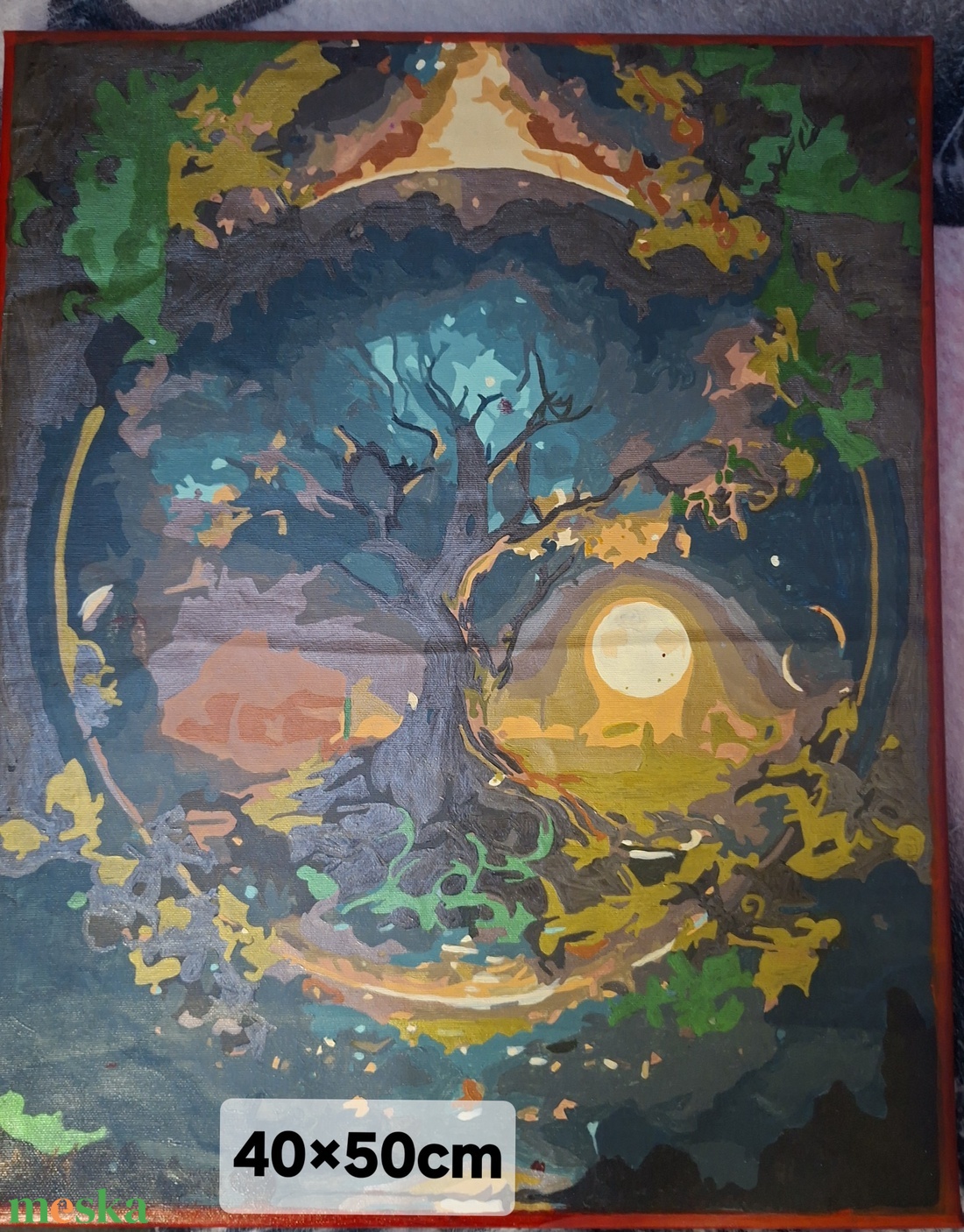 Életfa  - művészet - festmény - akril - Meska.hu