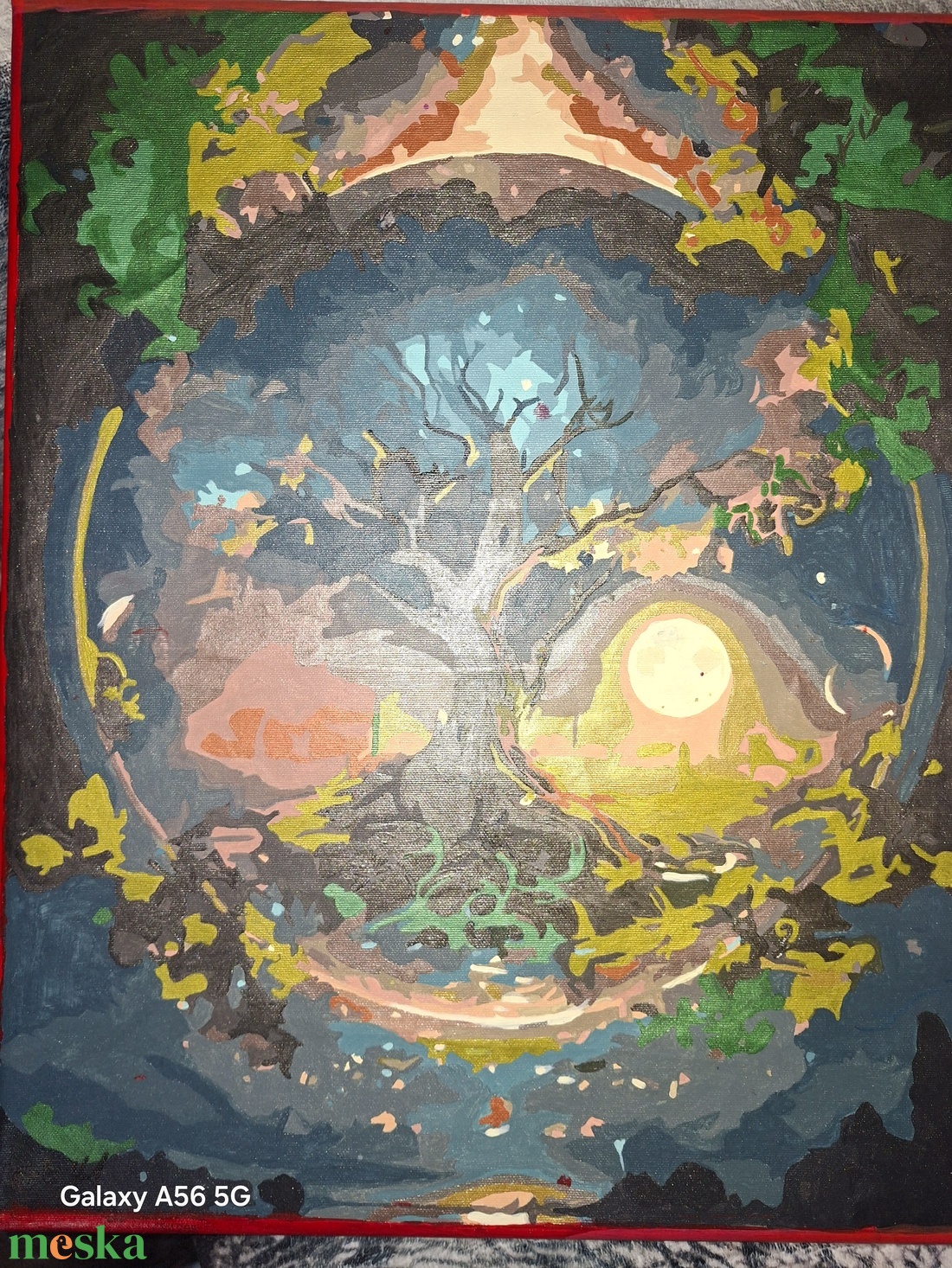 Életfa  - művészet - festmény - akril - Meska.hu