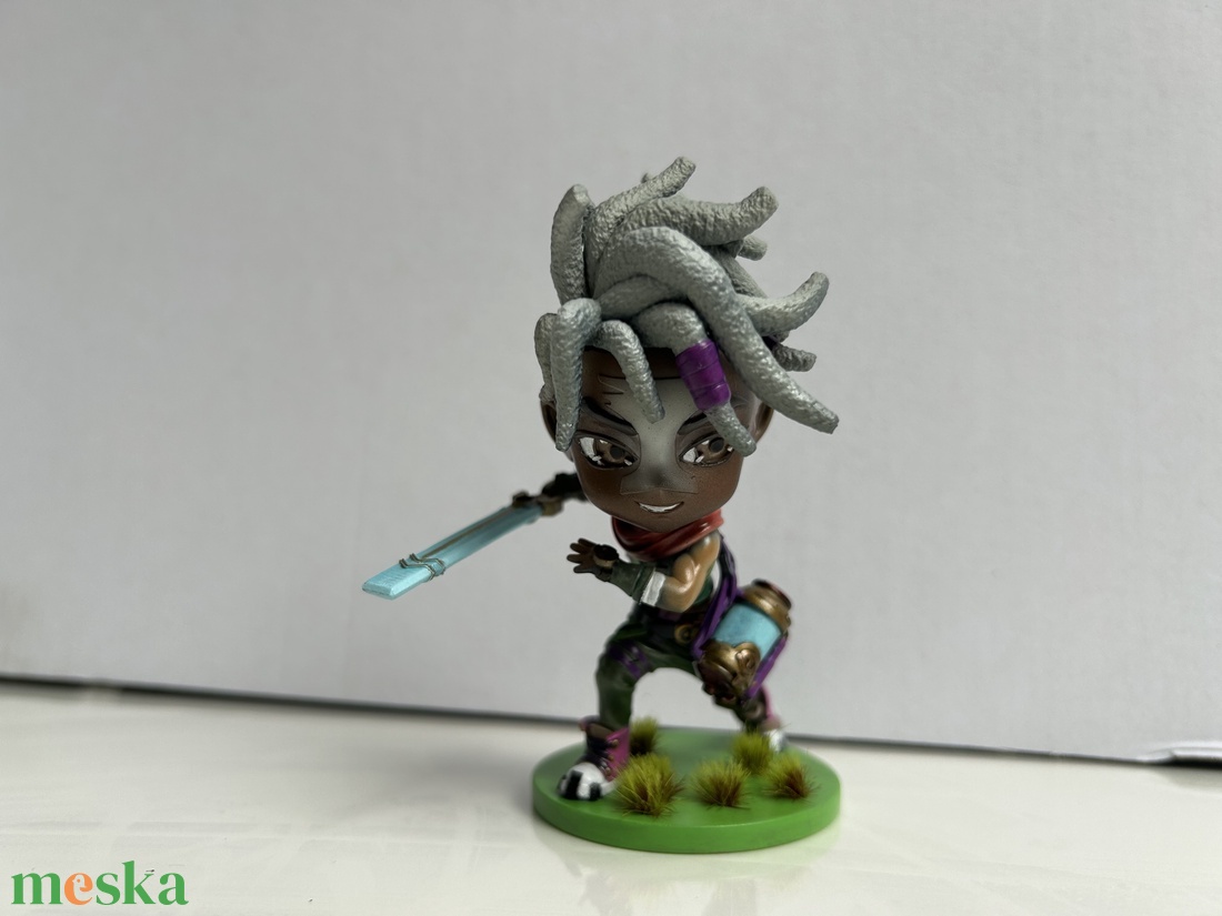 Ekko figura Arcane / League of Legends kézzel festett - otthon & életmód - dekoráció - dísztárgy - Meska.hu Ekko figura Arcane / League of Legends kézzel festett - otthon & életmód - dekoráció - dísztárgy - Meska.hu