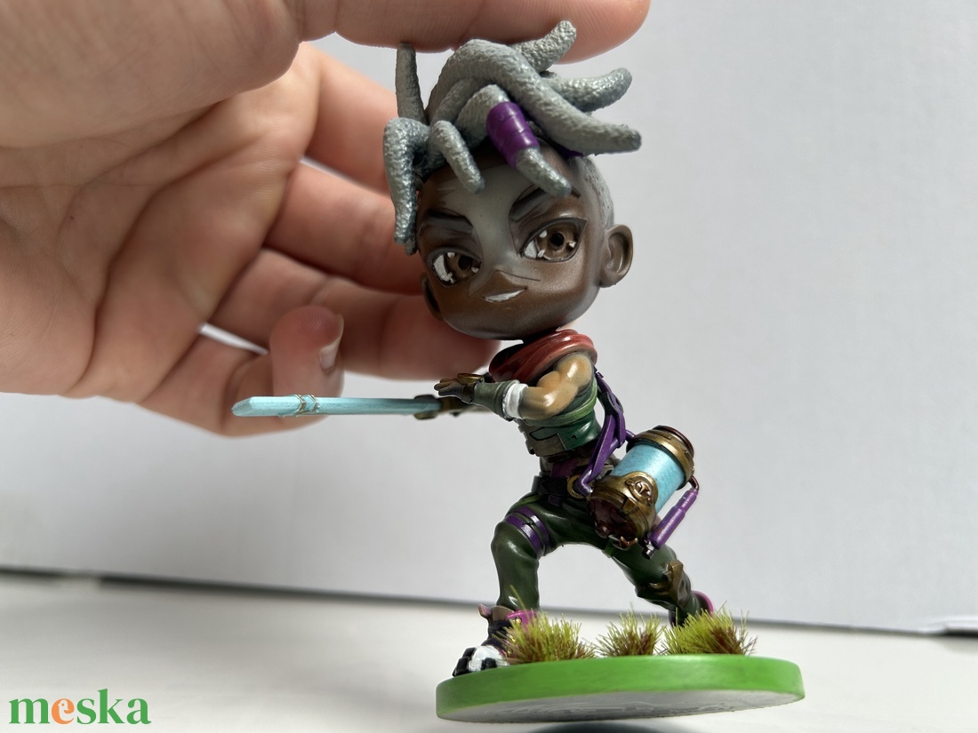 Ekko figura Arcane / League of Legends kézzel festett - otthon & életmód - dekoráció - dísztárgy - Meska.hu Ekko figura Arcane / League of Legends kézzel festett - otthon & életmód - dekoráció - dísztárgy - Meska.hu