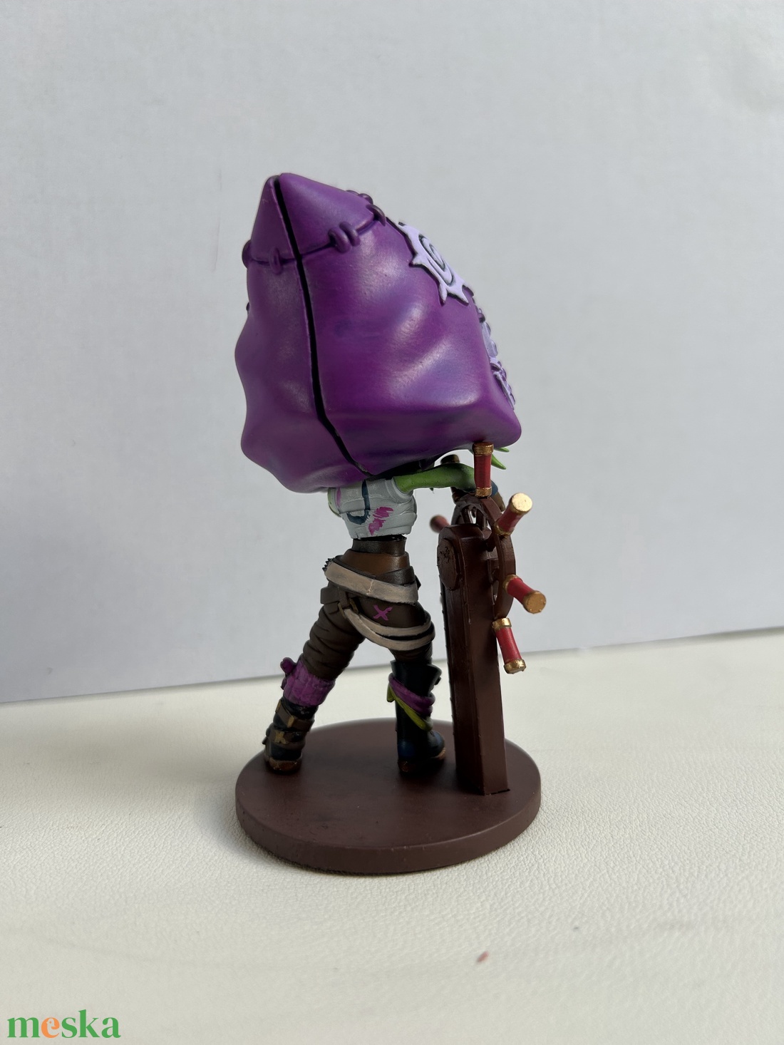 Jinx Chibi Figure  Arcane / LoL kézzel festett 10cm - otthon & életmód - dekoráció - dísztárgy - Meska.hu