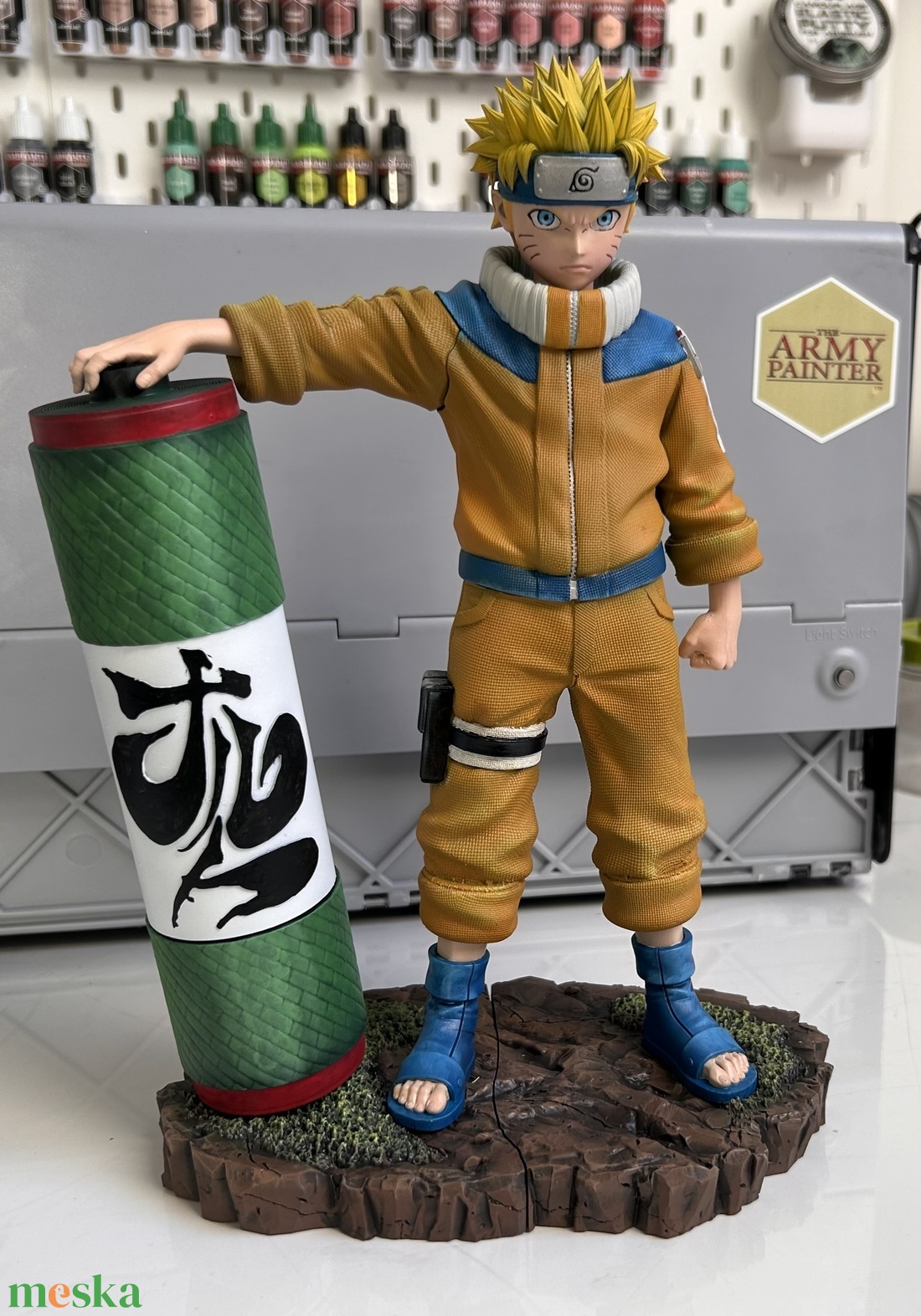 Kézzel festett Naruto gyűjtői szobor � Prémium UV gyanta 3D nyomtatás (28 cm) - otthon & életmód - dekoráció - dekoratív figurák és szobrok - Meska.hu