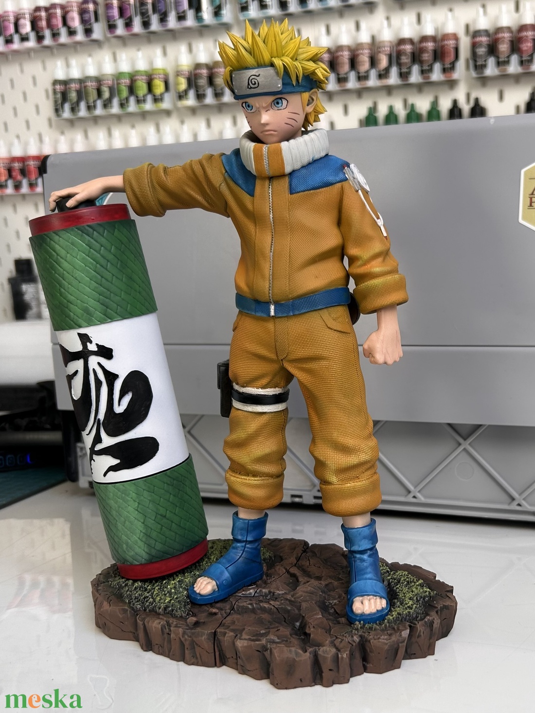 Kézzel festett Naruto gyűjtői szobor � Prémium UV gyanta 3D nyomtatás (28 cm) - otthon & életmód - dekoráció - dekoratív figurák és szobrok - Meska.hu