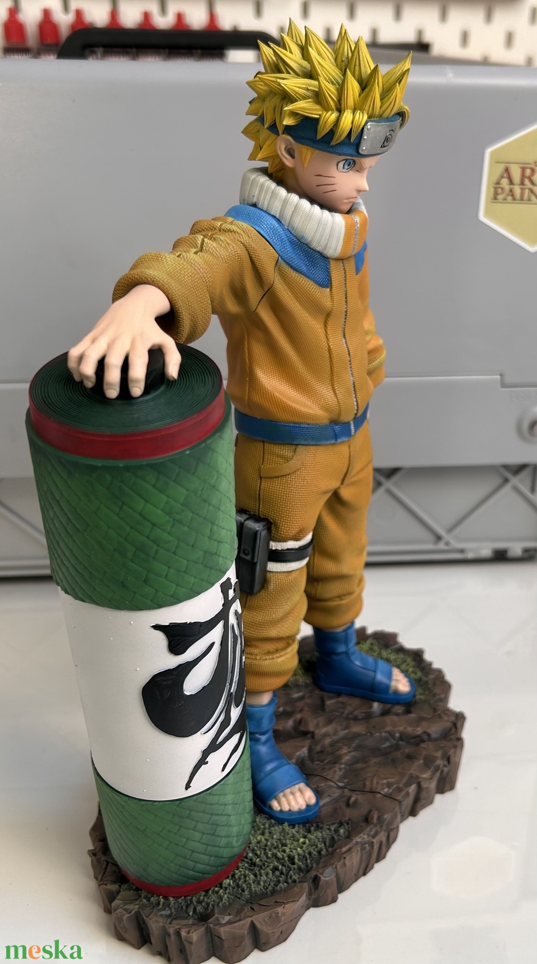 Kézzel festett Naruto gyűjtői szobor � Prémium UV gyanta 3D nyomtatás (28 cm) - otthon & életmód - dekoráció - dekoratív figurák és szobrok - Meska.hu