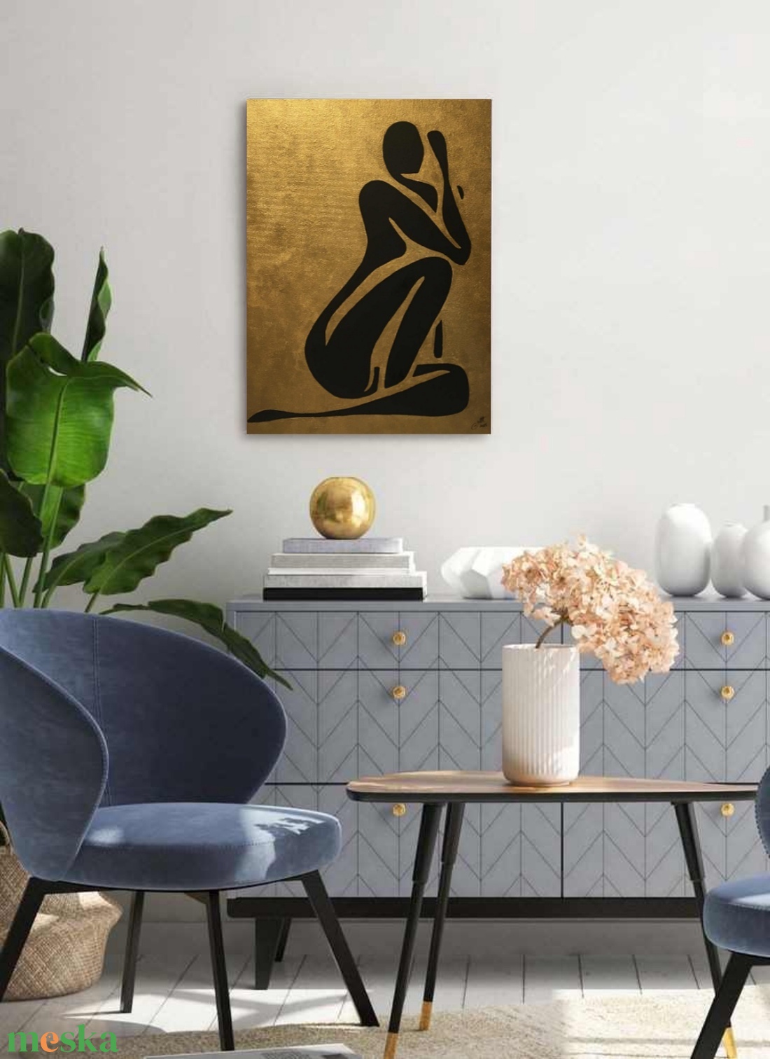 Tündöklés c. Modern festmény - művészet - festmény - akril - Meska.hu