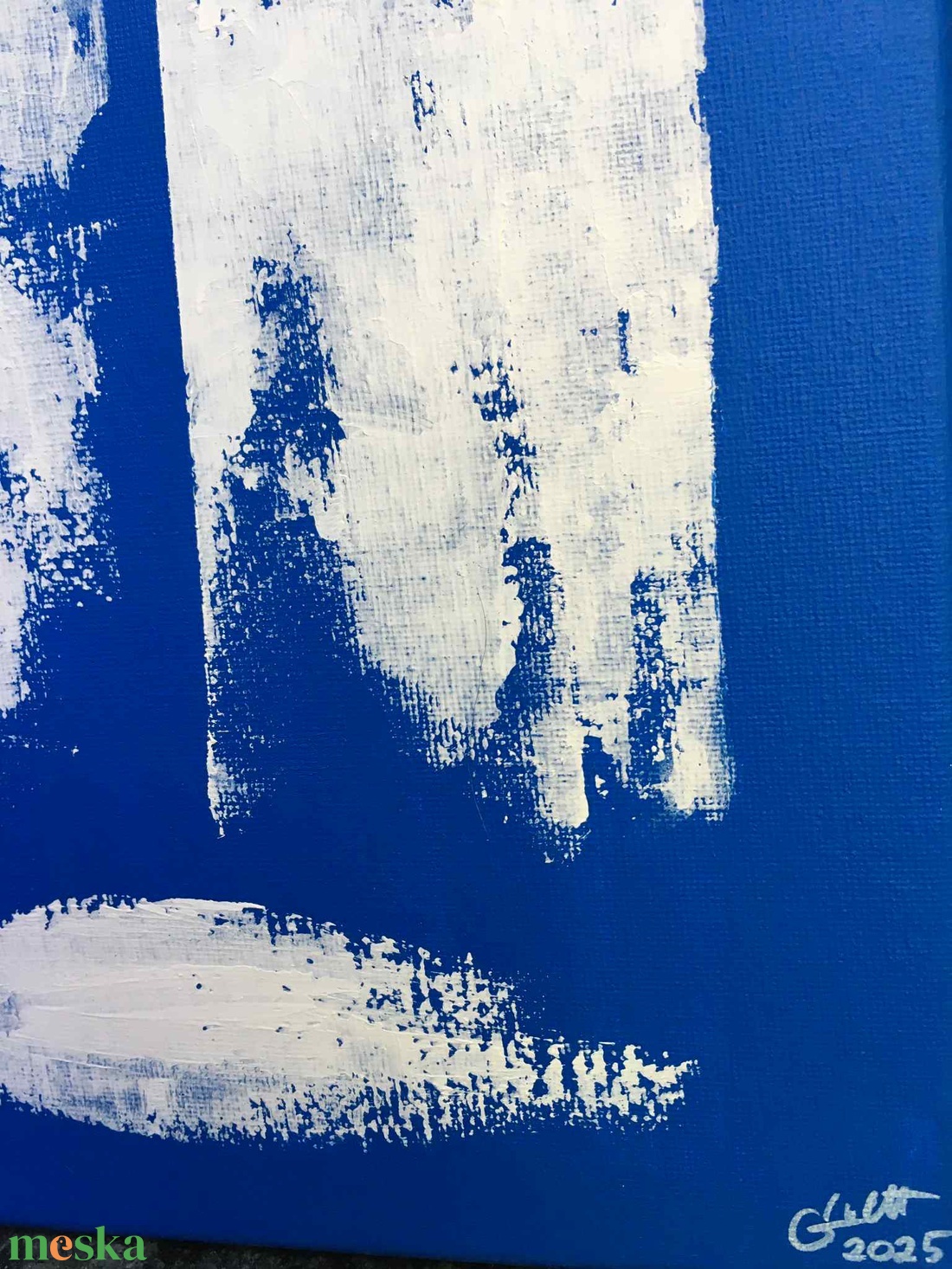 Drift c. Modern vitorlás festmény - művészet - festmény - akril - Meska.hu