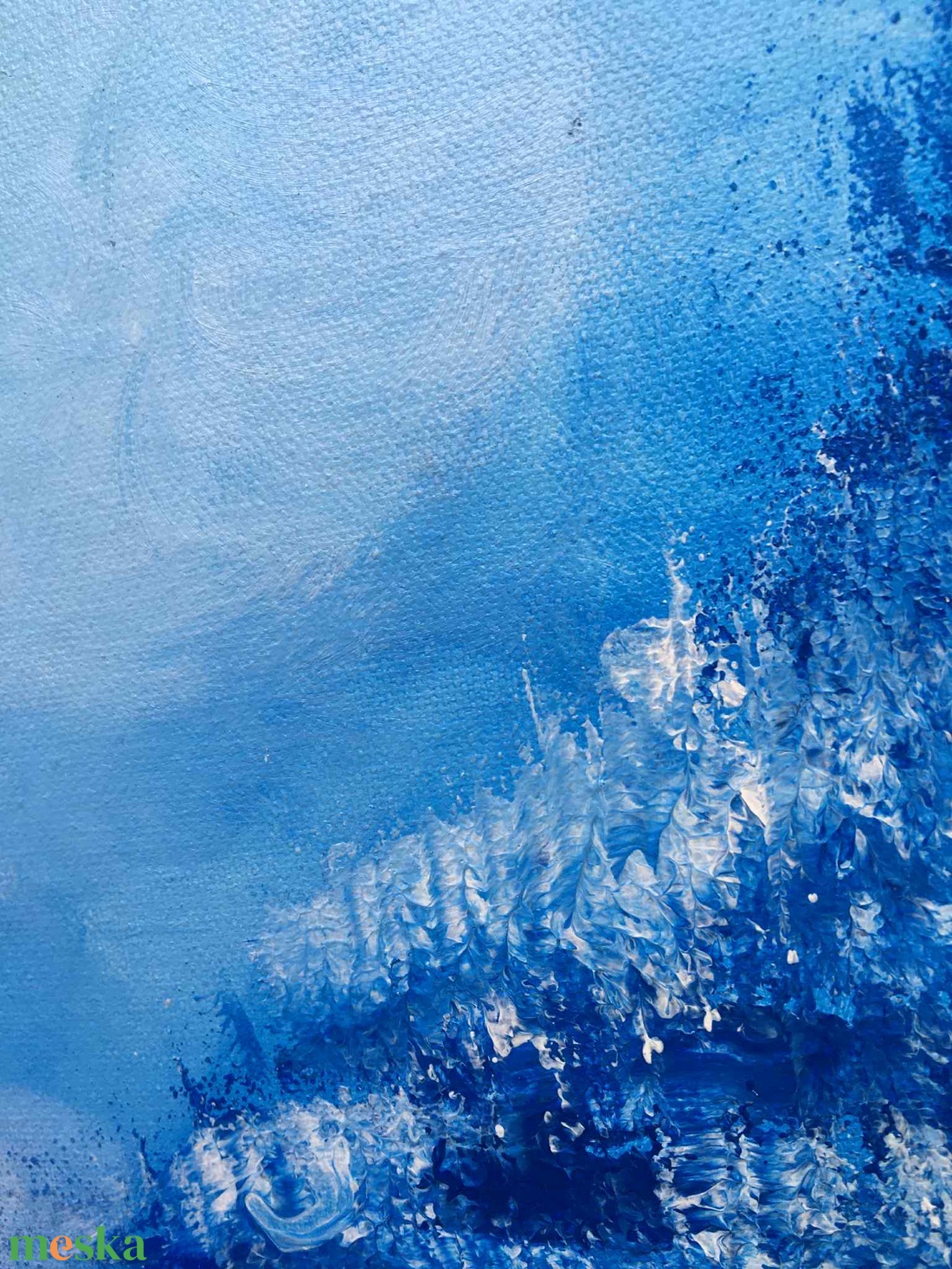 A vándorlás ideje c. Modern állatos festmény - művészet - festmény - akril - Meska.hu