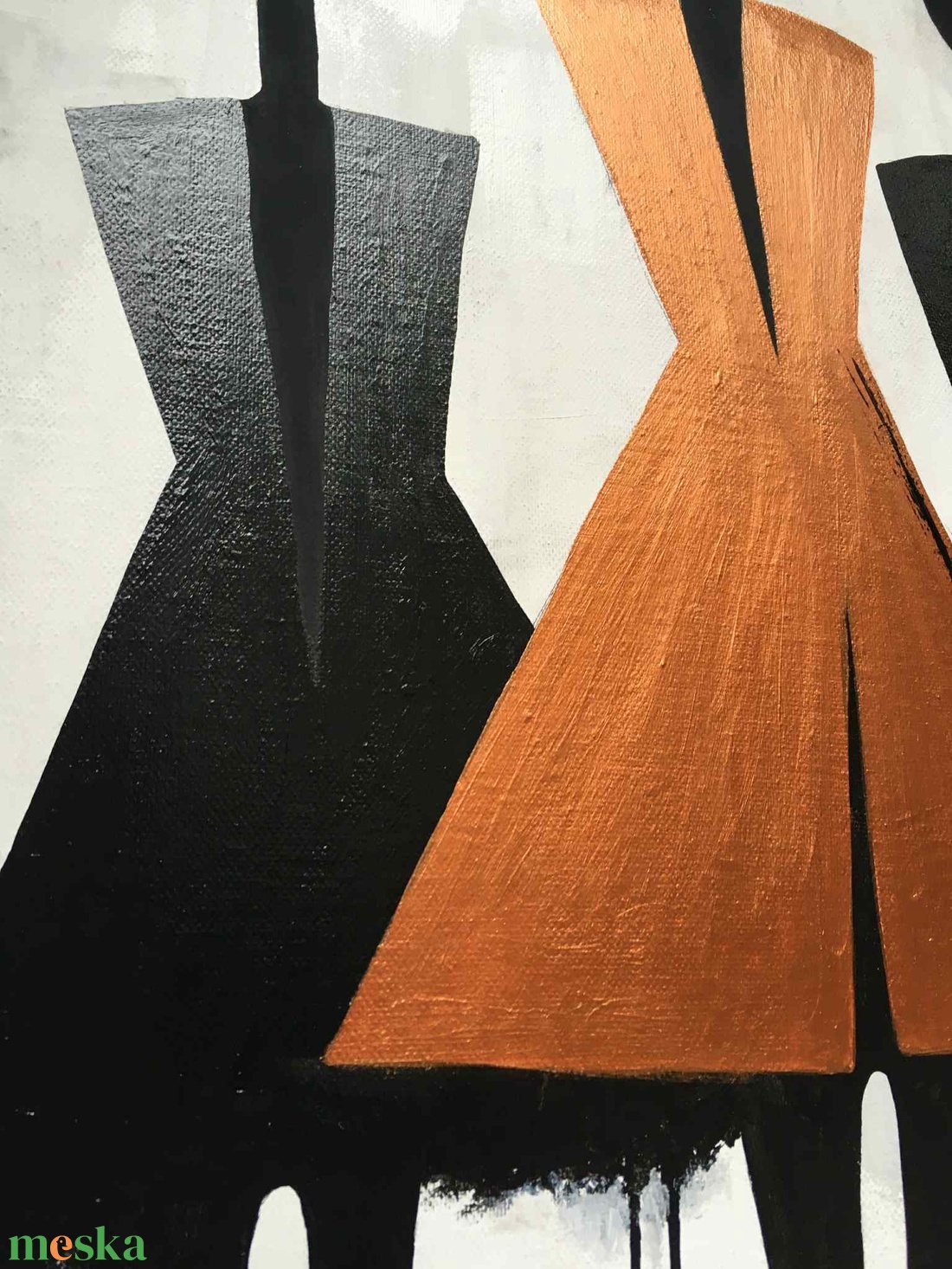 A három Grácia c. Modern festmény - művészet - festmény - akril - Meska.hu