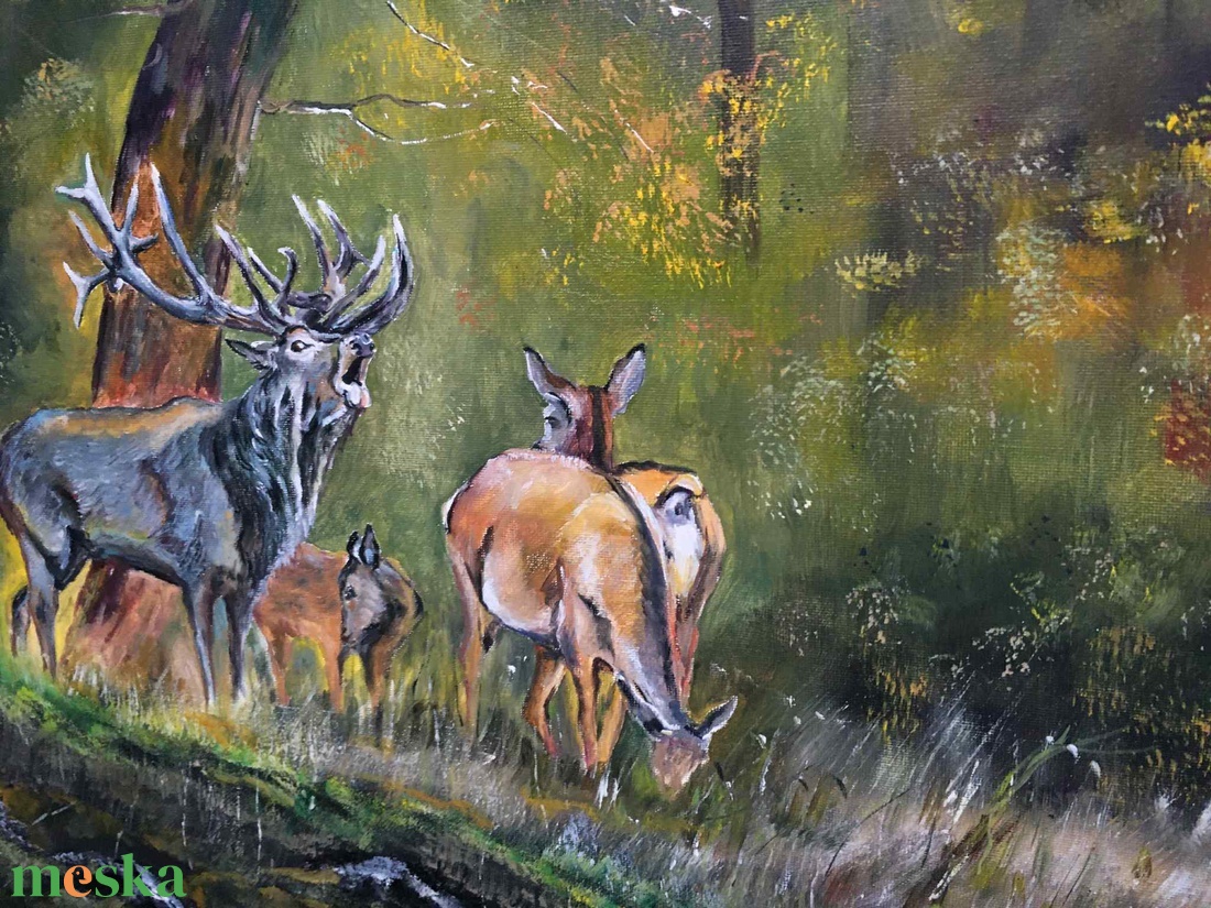 Bőgés idején c. Kortárs olajfestmény - művészet - festmény - olajfestmény - Meska.hu