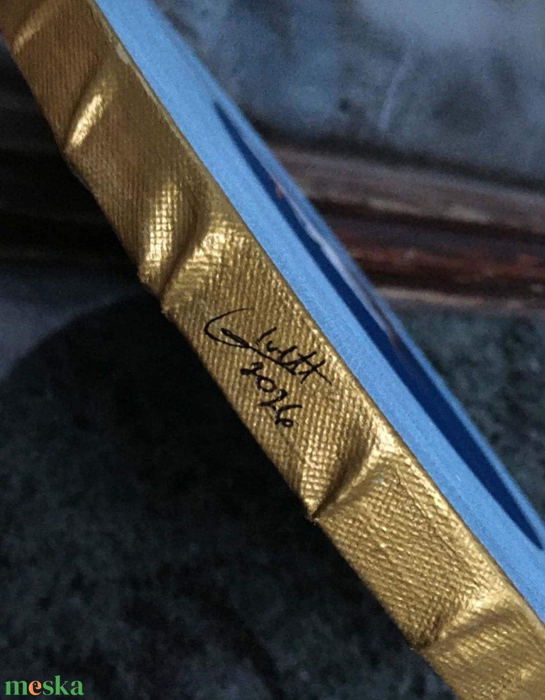 Örömtánc szárnyakon c. Modern darus festmény - művészet - festmény - akril - Meska.hu