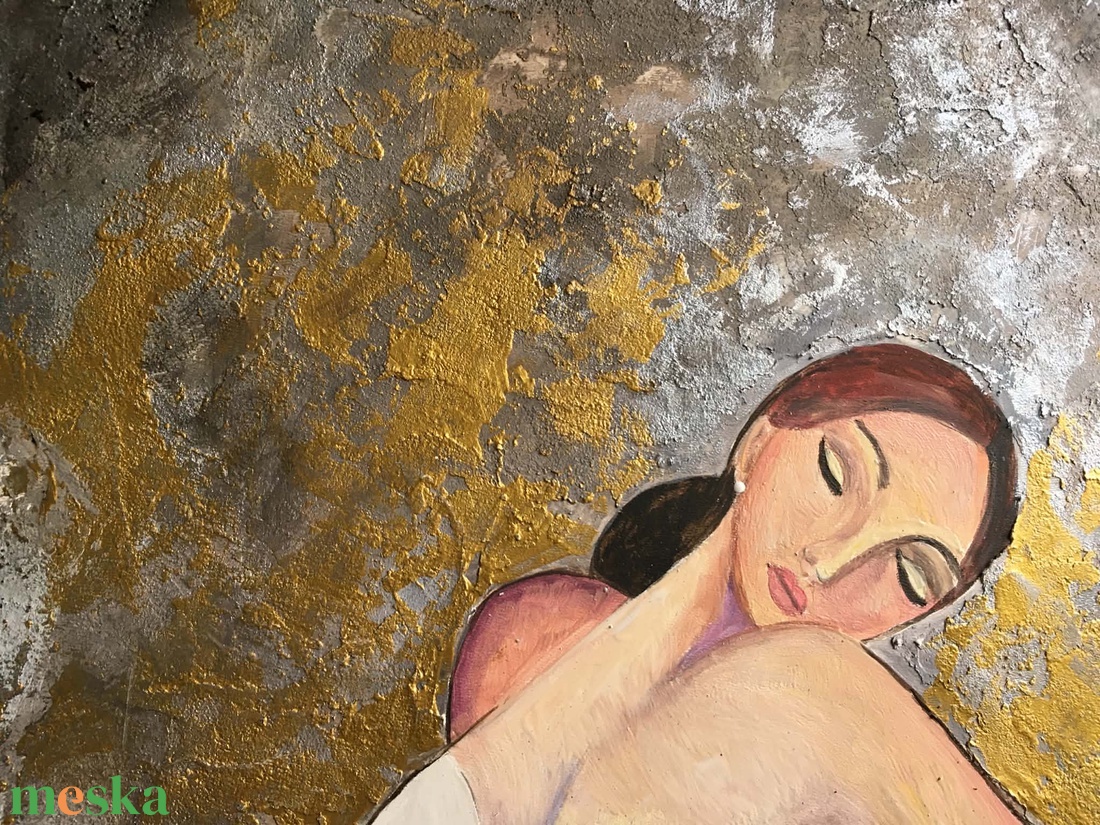 Mozdulat c. Modern festmény (Papp Tünde) - művészet - festmény - olajfestmény - Meska.hu