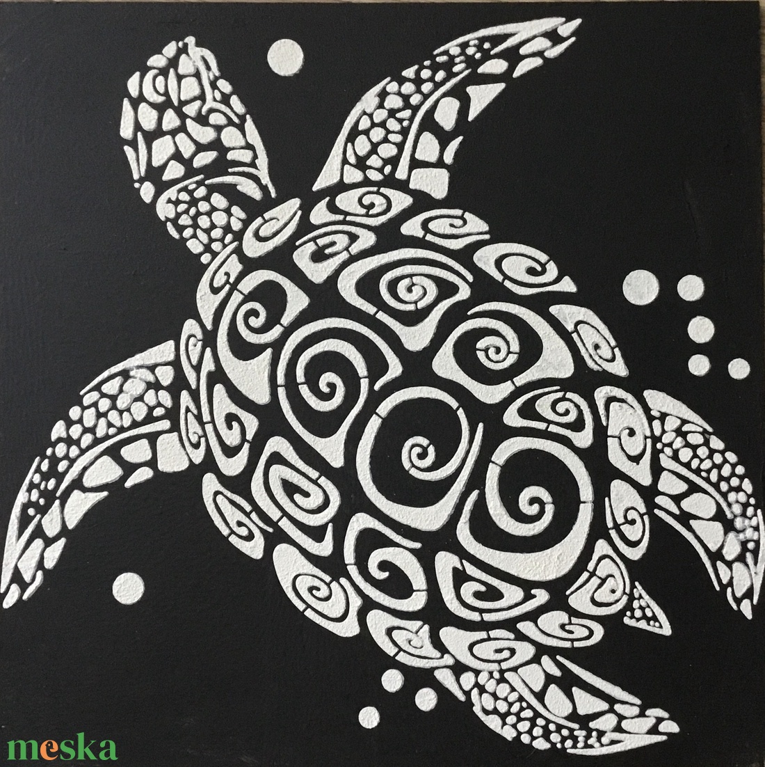 Fesd magad képek - Teknős - diy (csináld magad) - egységcsomag - Meska.hu