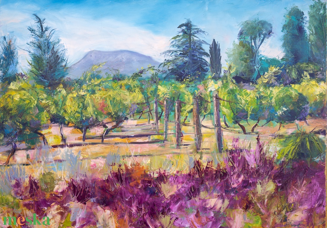 Badacsony c. olajfestmény - művészet - festmény - olajfestmény - Meska.hu