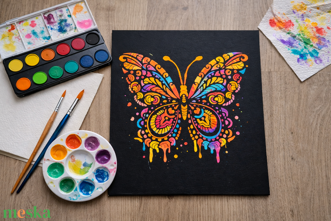 Fesd magad képek - Pillangó 1 - diy (csináld magad) - egységcsomag - Meska.hu