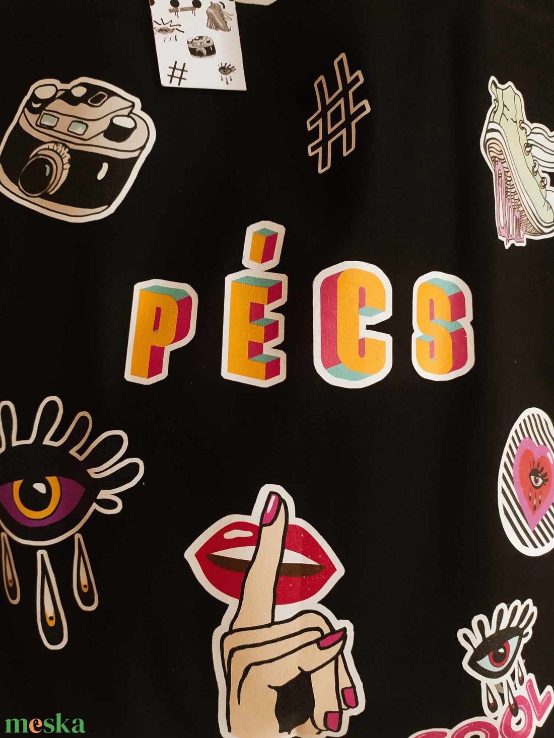 ÚJ ! ' PÉCS ' táska 'Stickers' sorozat-királykék felratos-olivazöld bevásárlótáska/shoppingtáska /shopper - táska & tok - bevásárlás & shopper táska - shopper, textiltáska, szatyor - Meska.hu ÚJ ! ' PÉCS ' táska 'Stickers' sorozat-királykék felratos-olivazöld bevásárlótáska/shoppingtáska /shopper - táska & tok - bevásárlás & shopper táska - shopper, textiltáska, szatyor - Meska.hu
