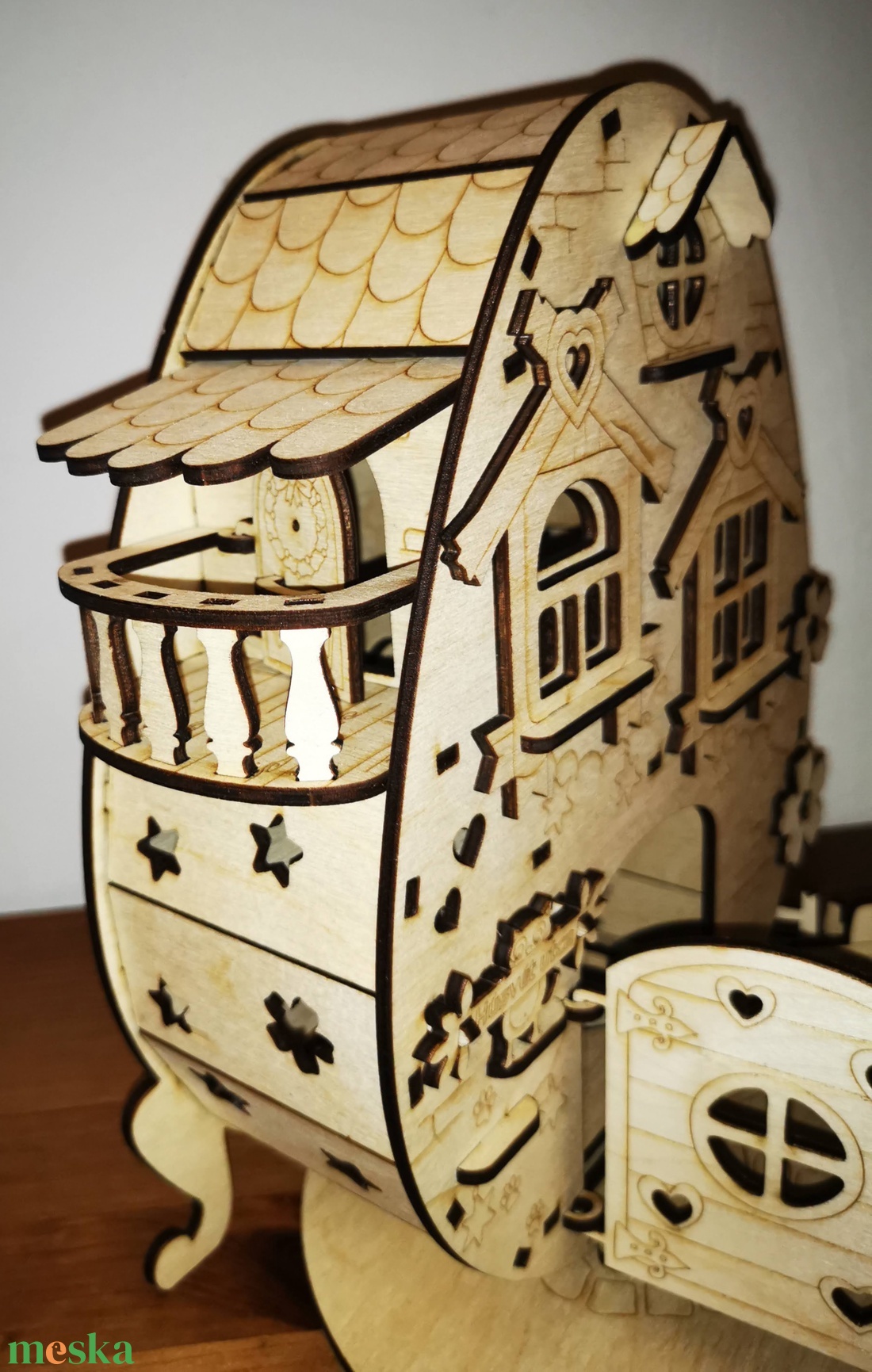 Tojástartó húsvéti házikó - otthon & életmód - dekoráció - asztal és polc dekoráció - asztaldísz - Meska.hu