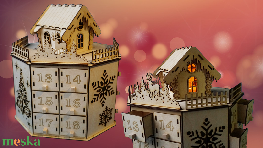 Adventi naptár - Házikós - karácsony - adventi díszek - adventi naptár - Meska.hu Adventi naptár - Házikós - karácsony - adventi díszek - adventi naptár - Meska.hu