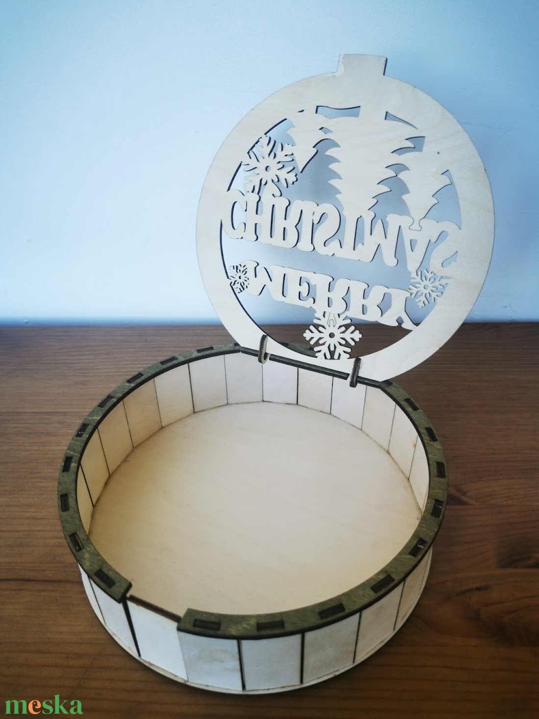 Karácsonyi sütis doboz - karácsony - adventi díszek - adventi asztaldísz - Meska.hu