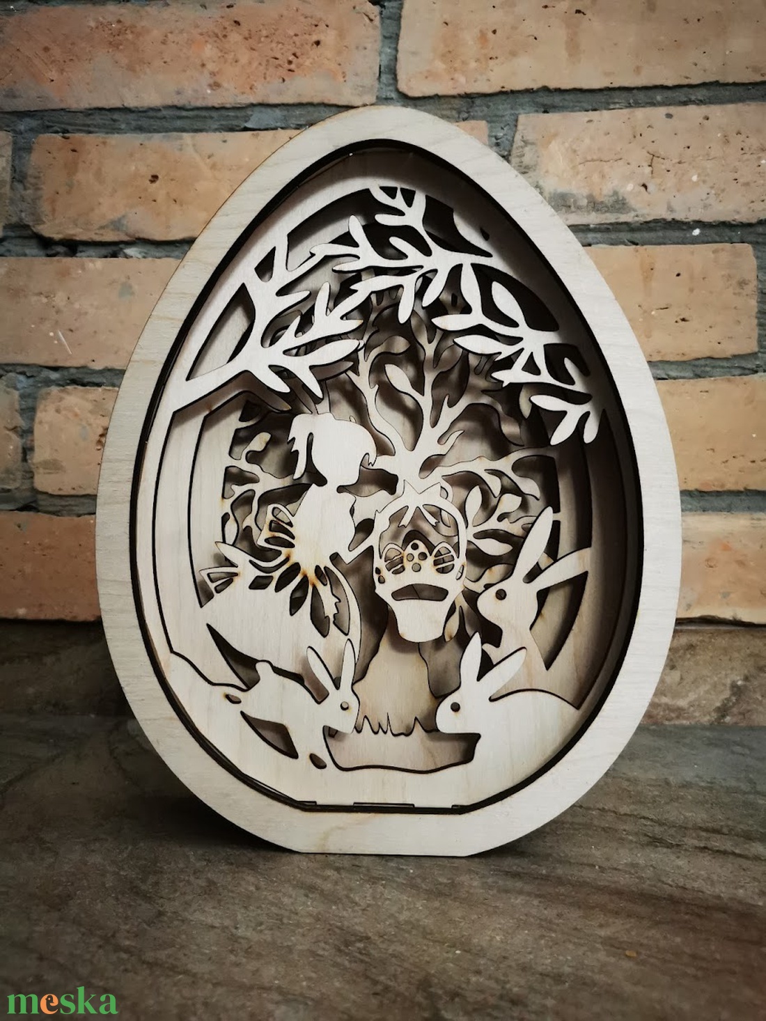 Húsvéti ledes asztaldísz  - otthon & életmód - dekoráció - asztal és polc dekoráció - asztaldísz - Meska.hu