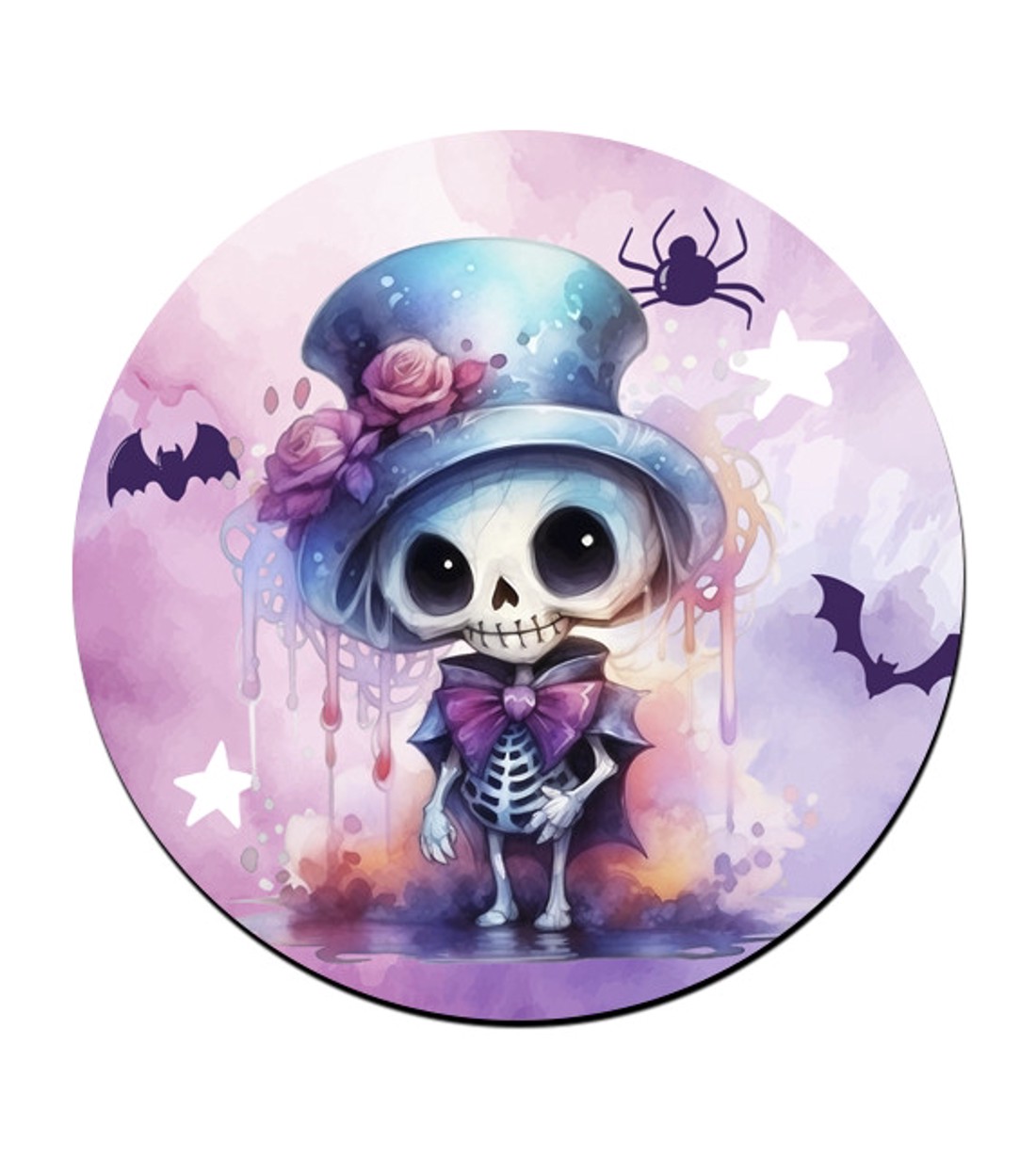 Halloween Csontváz mintás bögre alátét - otthon & életmód - dekoráció - halloween - halloweeni dekoráció - Meska.hu