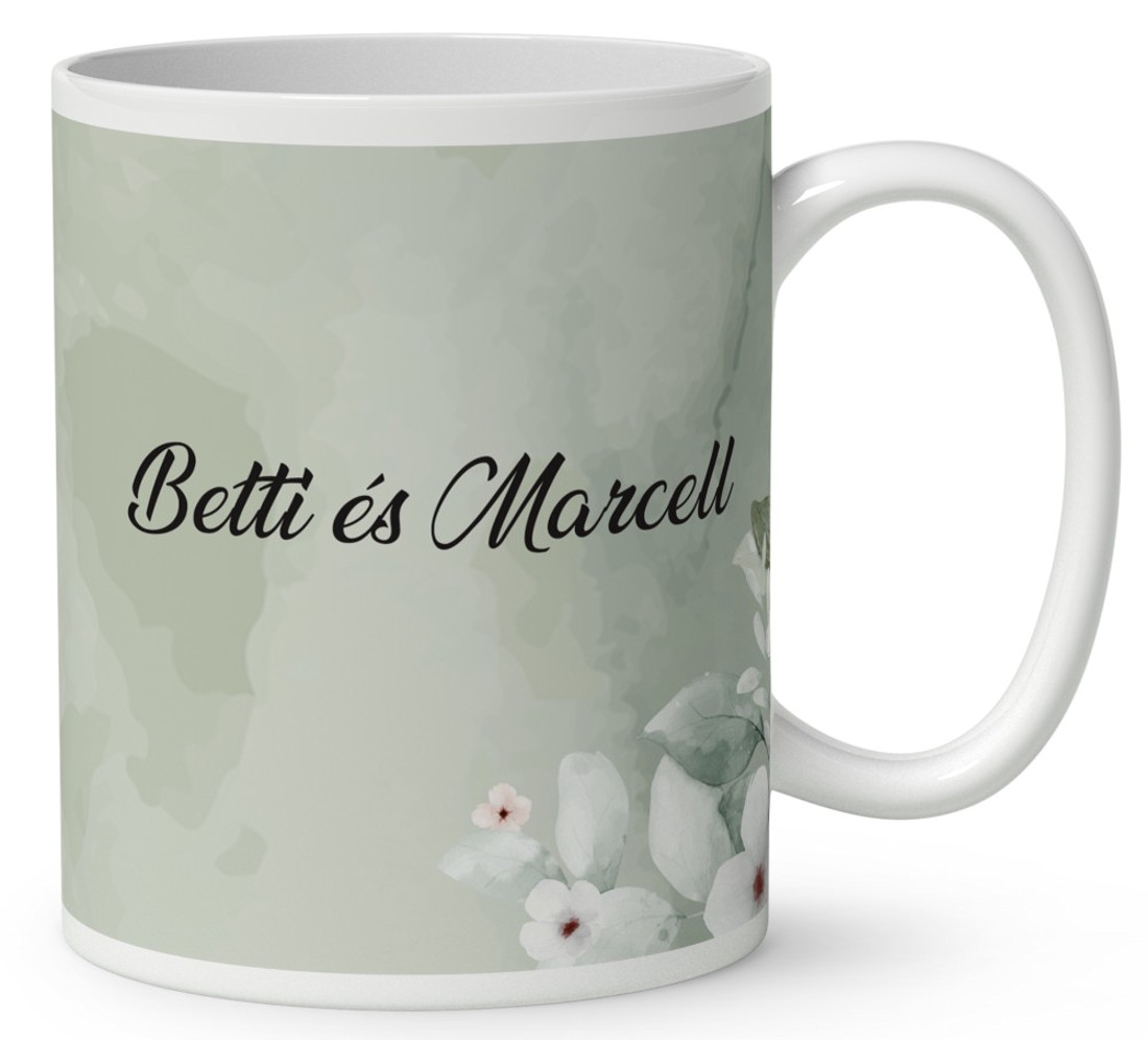 Kérd a neveddel - Virágot a virágnak Róka mintás bögre - otthon & életmód - konyhafelszerelés, tálalás - tálalás - bögre & csésze - Meska.hu