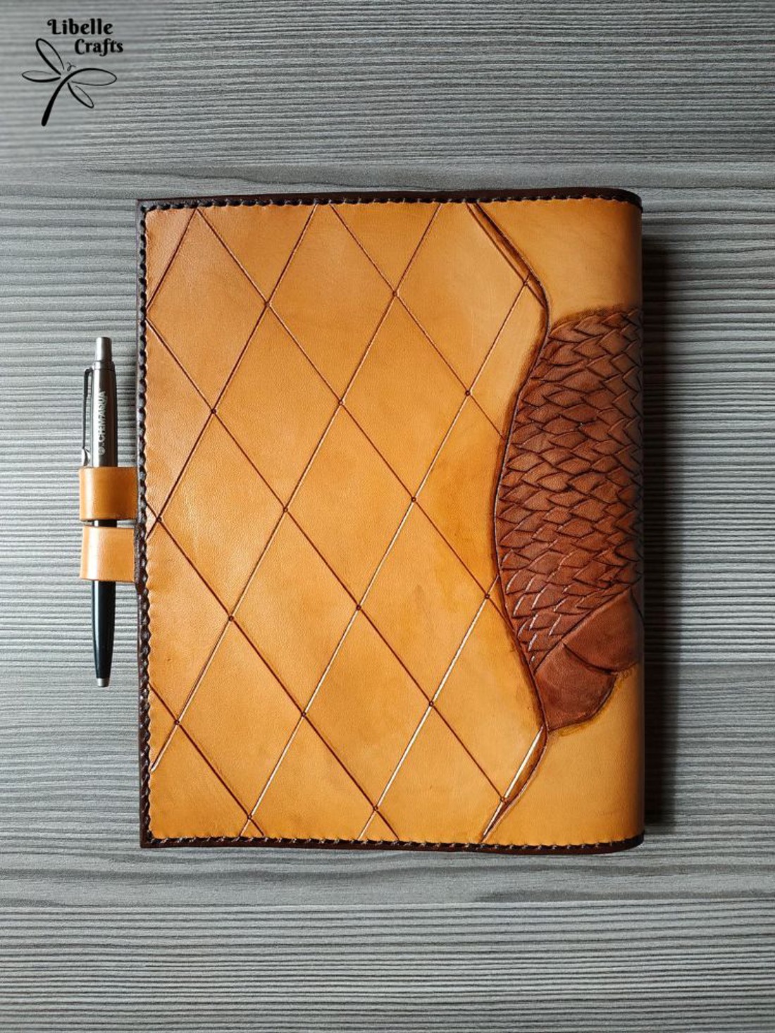 Sárkányfejes noteszborító - otthon & életmód - papír, írószer - könyv- és füzetborító - Meska.hu