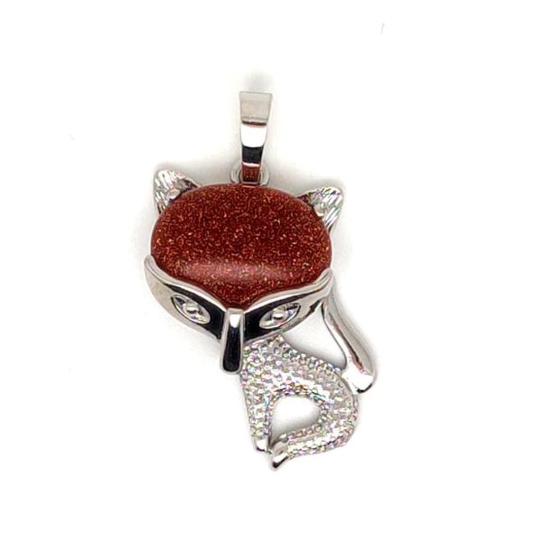Róka medál fémmel goldstone vörös 2x3cm - ékszer - nyaklánc - medál - Meska.hu Róka medál fémmel goldstone vörös 2x3cm - ékszer - nyaklánc - medál - Meska.hu