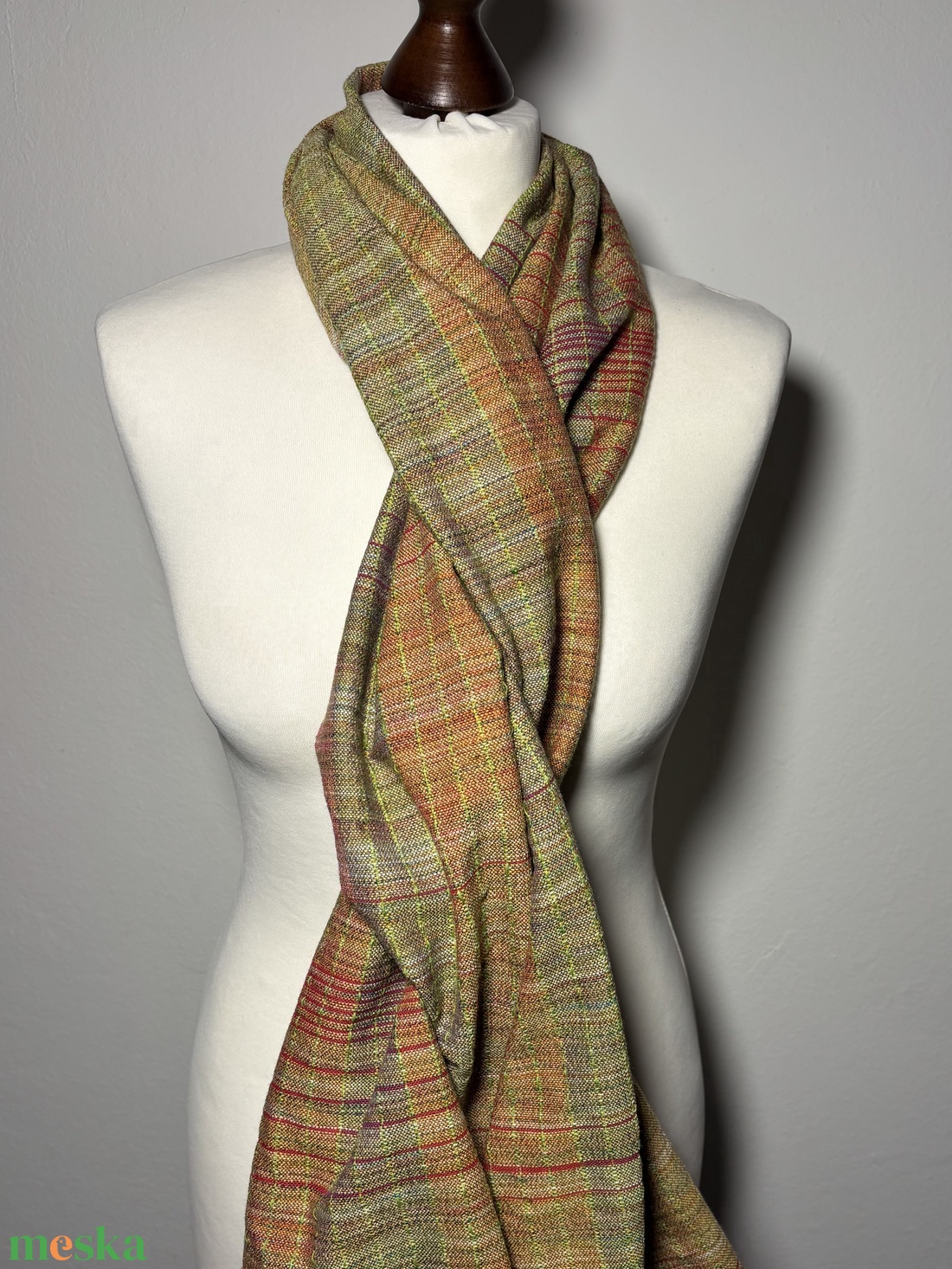 Kézzel szőtt Klasszikus Merinó Kendő - ruha & divat - sál, sapka, kendő - kendő - Meska.hu