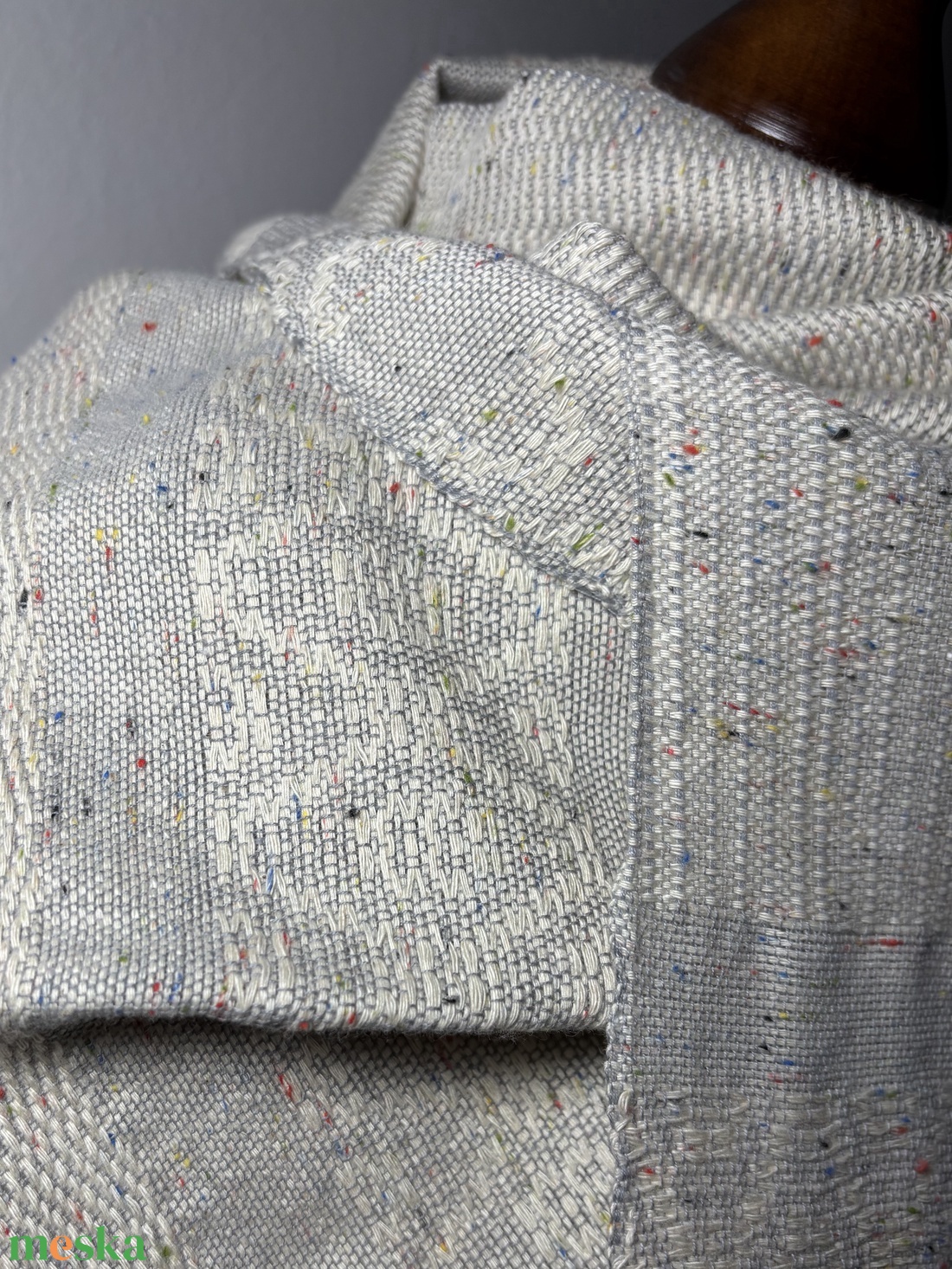 Kézzel szőtt elegáns Bézs Pamut Kendő - ruha & divat - sál, sapka, kendő - kendő - Meska.hu Kézzel szőtt elegáns Bézs Pamut Kendő - ruha & divat - sál, sapka, kendő - kendő - Meska.hu