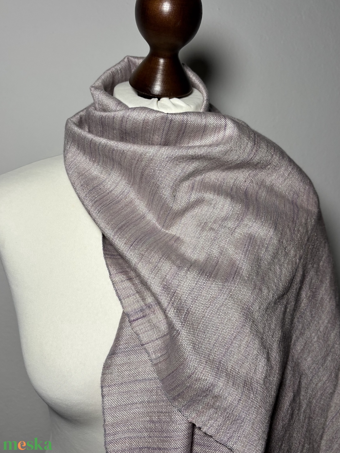 Kézzel szőtt elegáns Rózsaszín Selyem Kendő - ruha & divat - sál, sapka, kendő - kendő - Meska.hu