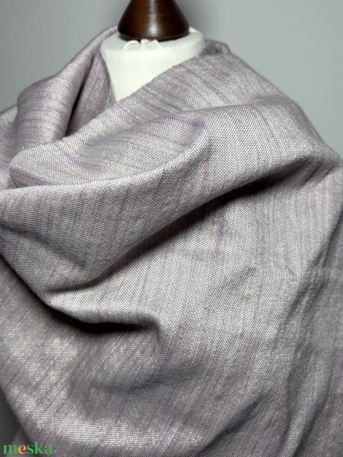 Kézzel szőtt elegáns Rózsaszín Selyem Kendő - ruha & divat - sál, sapka, kendő - kendő - Meska.hu