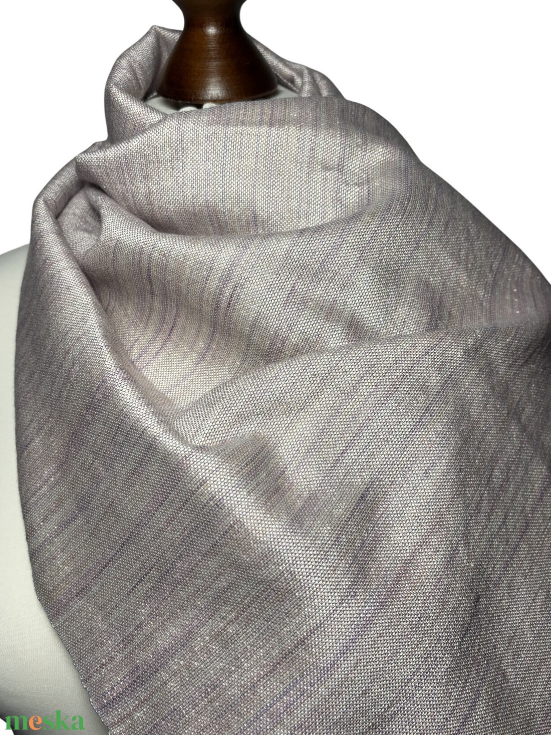 Kézzel szőtt elegáns Rózsaszín Merinó - Selyem Kendő - ruha & divat - sál, sapka, kendő - kendő - Meska.hu