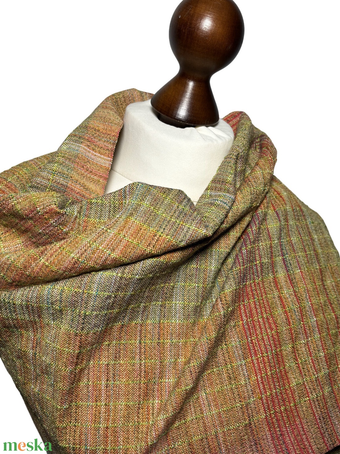 Kézzel szőtt Klasszikus Merinó Kendő - ruha & divat - sál, sapka, kendő - kendő - Meska.hu