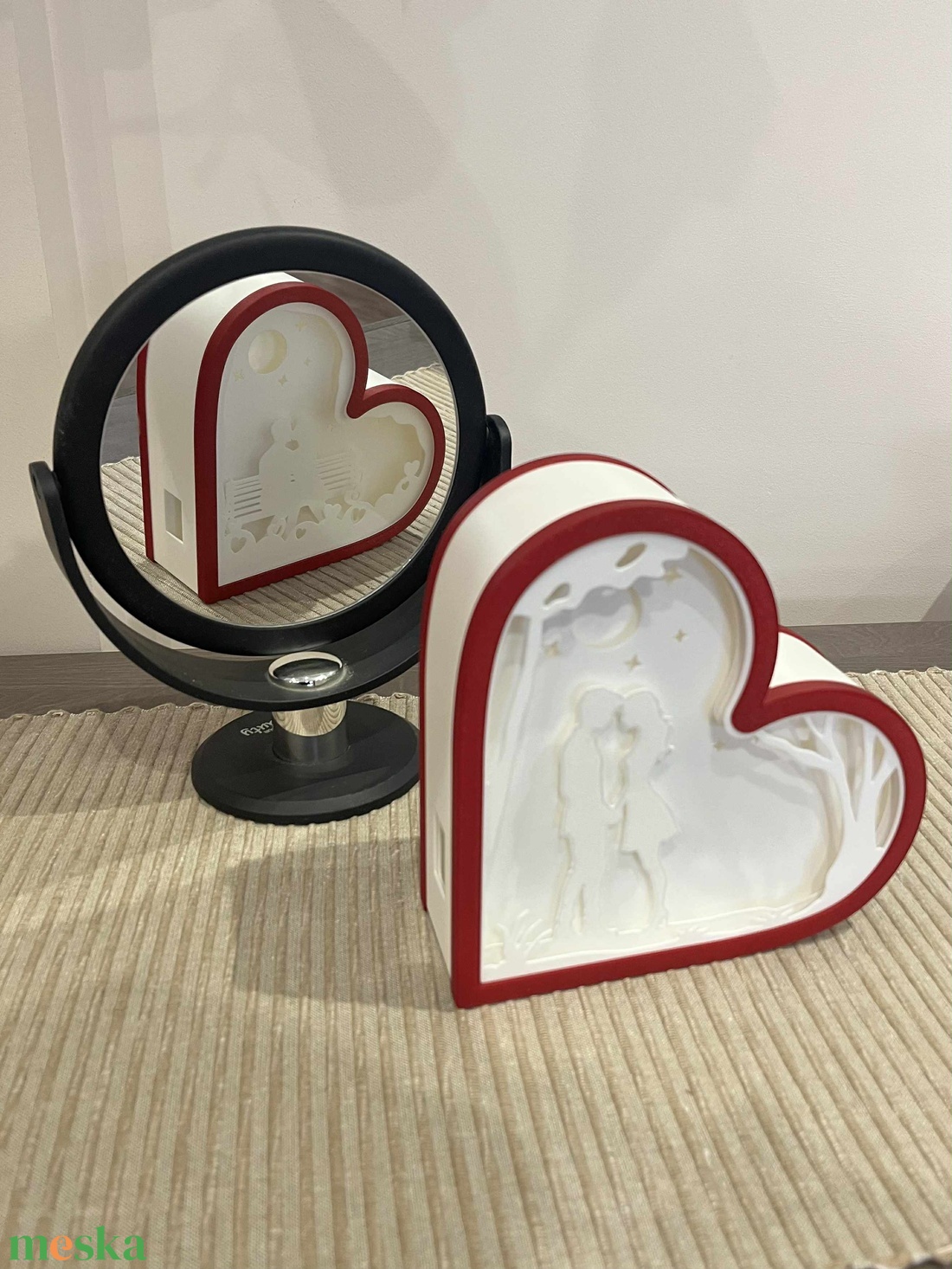 Love árnyékdoboz - kétirányból - otthon & életmód - dekoráció - asztal és polc dekoráció - asztaldísz - Meska.hu