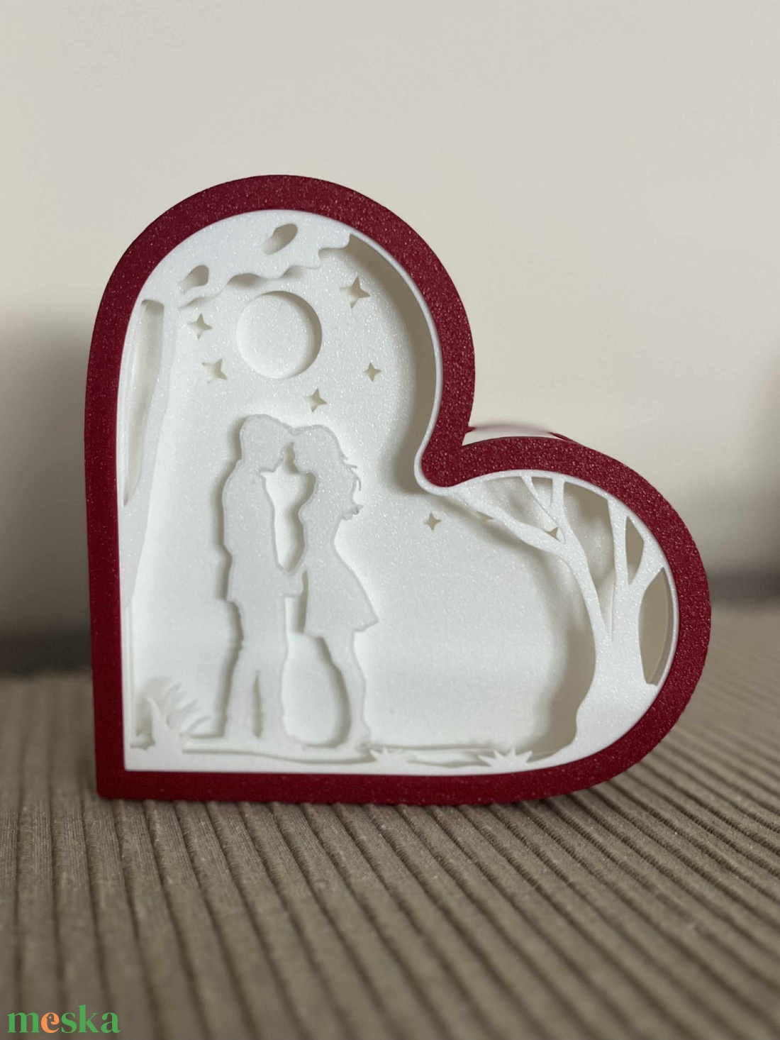 Love árnyékdoboz - kétirányból - otthon & életmód - dekoráció - asztal és polc dekoráció - asztaldísz - Meska.hu