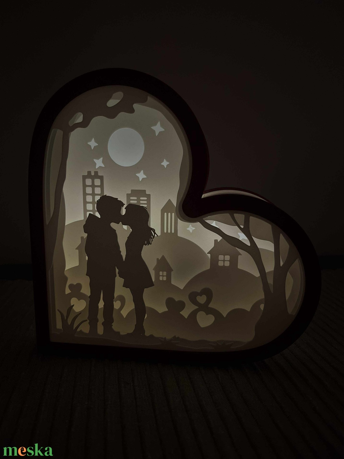 Love árnyékdoboz - egyirányból - otthon & életmód - dekoráció - asztal és polc dekoráció - asztaldísz - Meska.hu