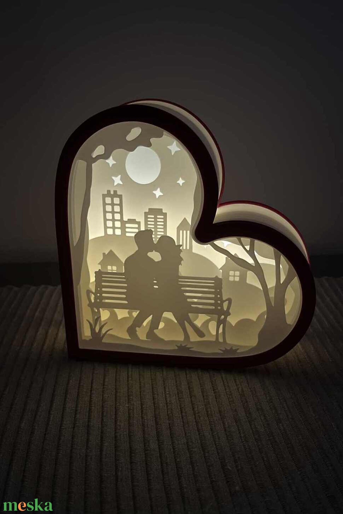 Love árnyékdoboz - egyirányból - otthon & életmód - dekoráció - asztal és polc dekoráció - asztaldísz - Meska.hu